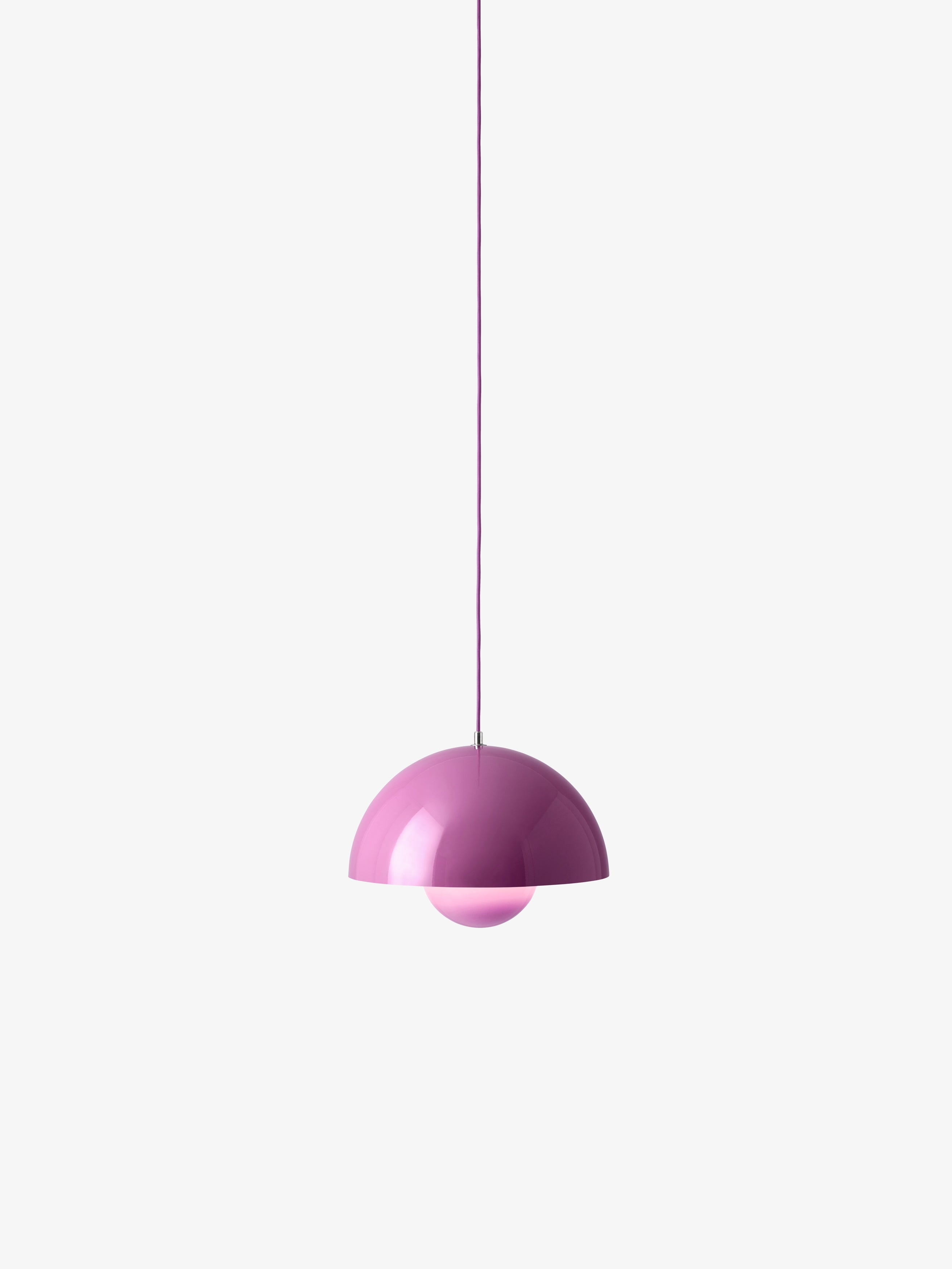 FLOWERPOT pendant lamp in fuchsia