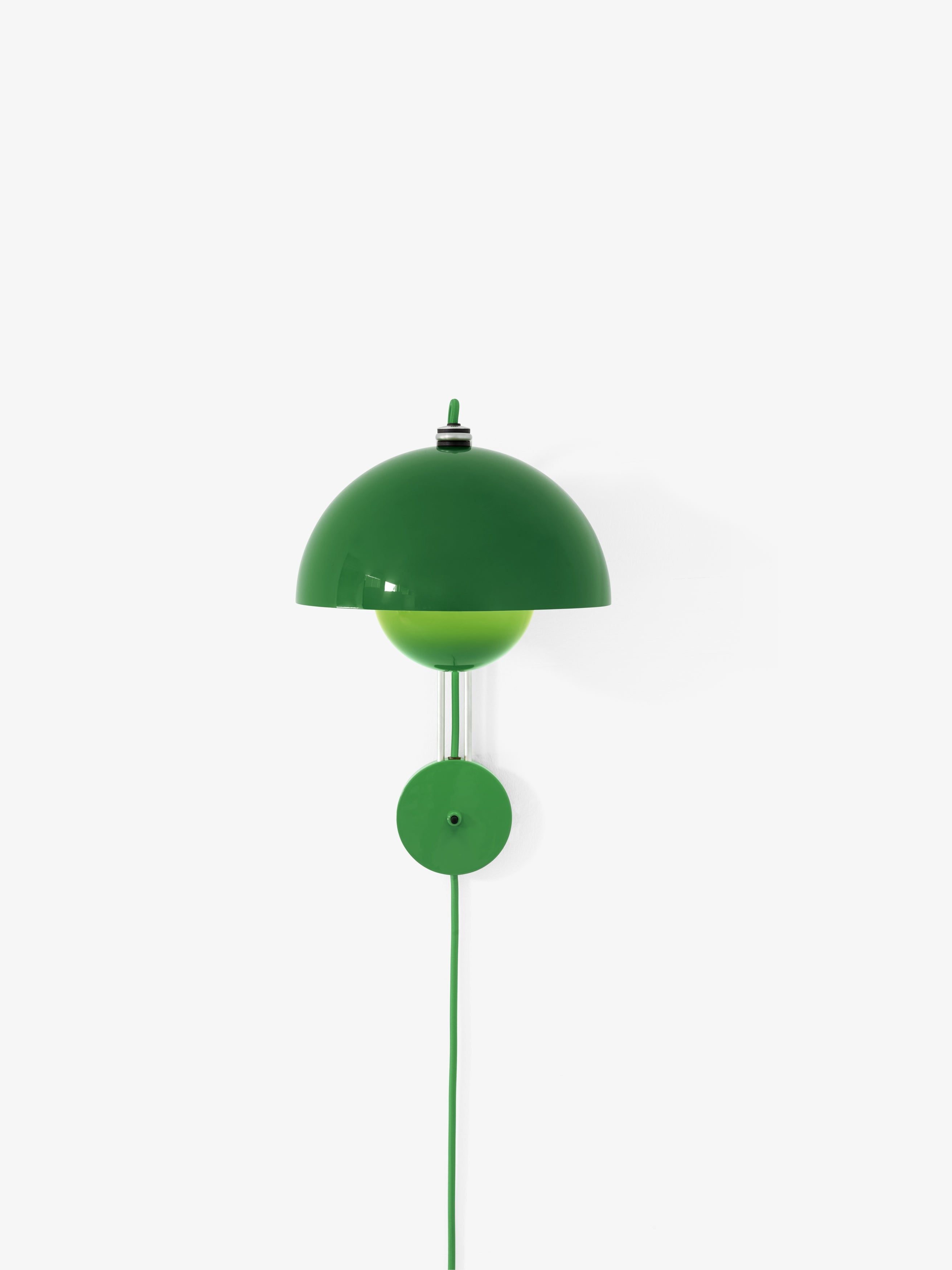 FLOWERPOT VP8 Wall Lamp in vibrant green