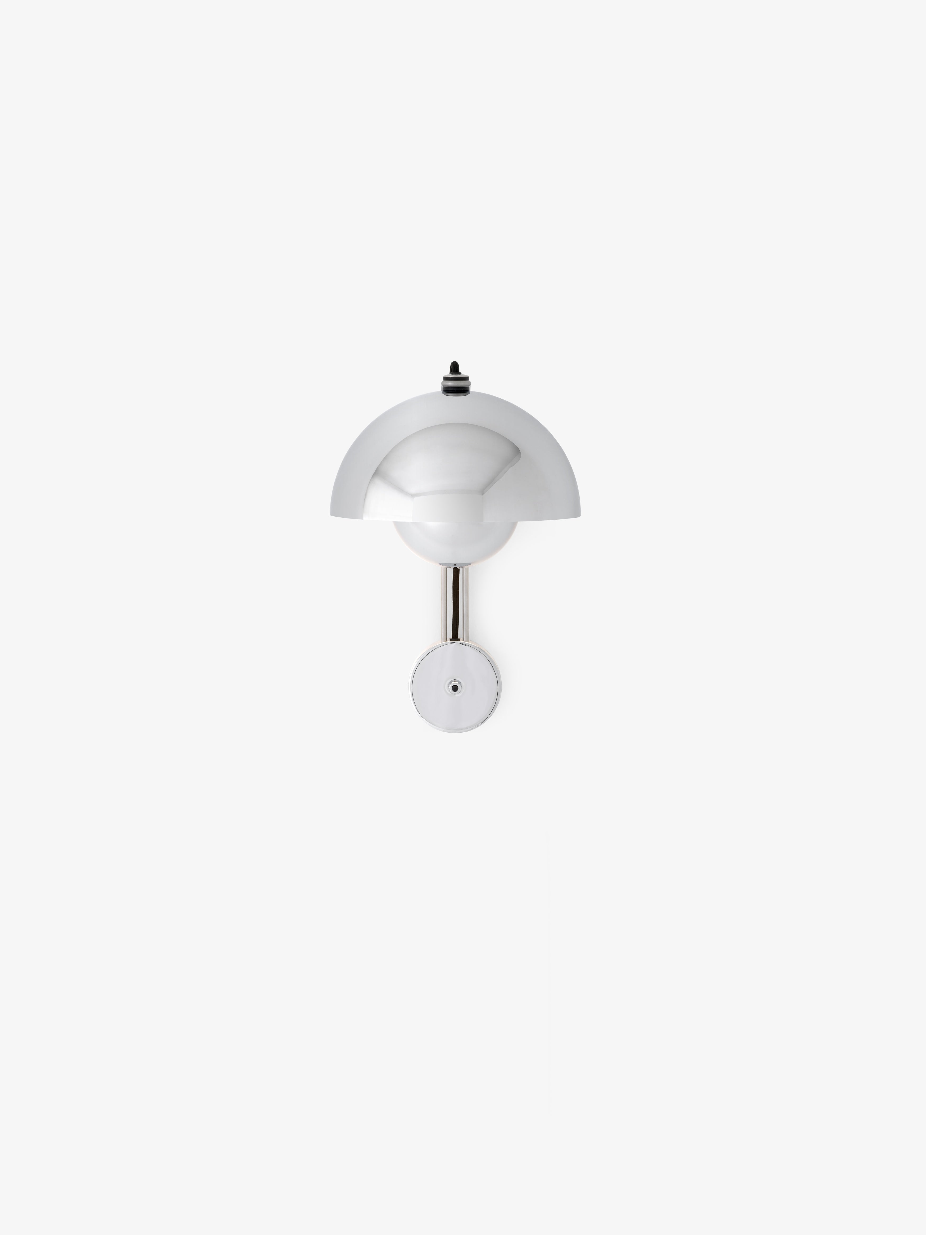 FLOWERPOT VP8 Wall Lamp in Chrome
