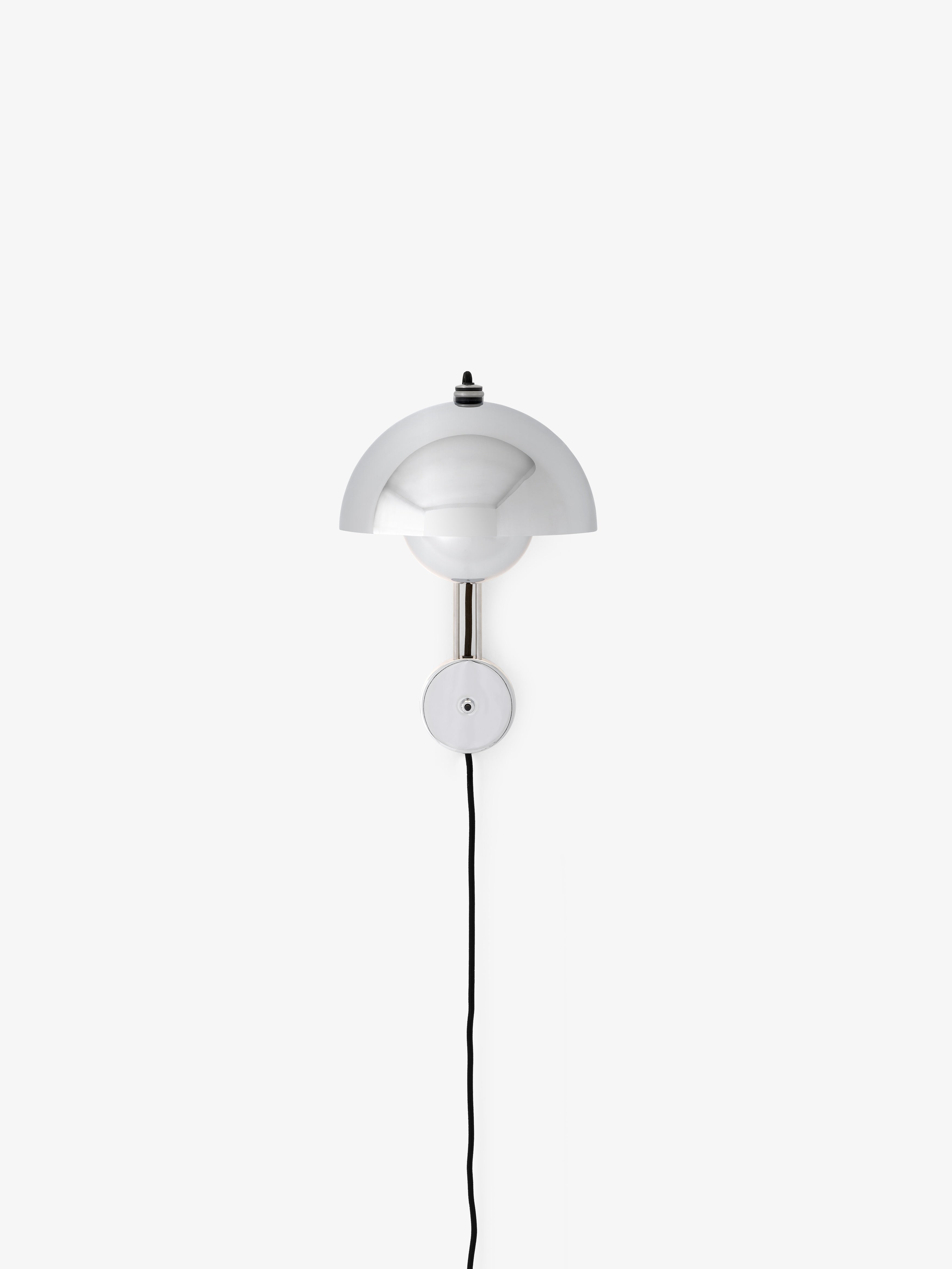 FLOWERPOT VP8 Wall Lamp in Chrome