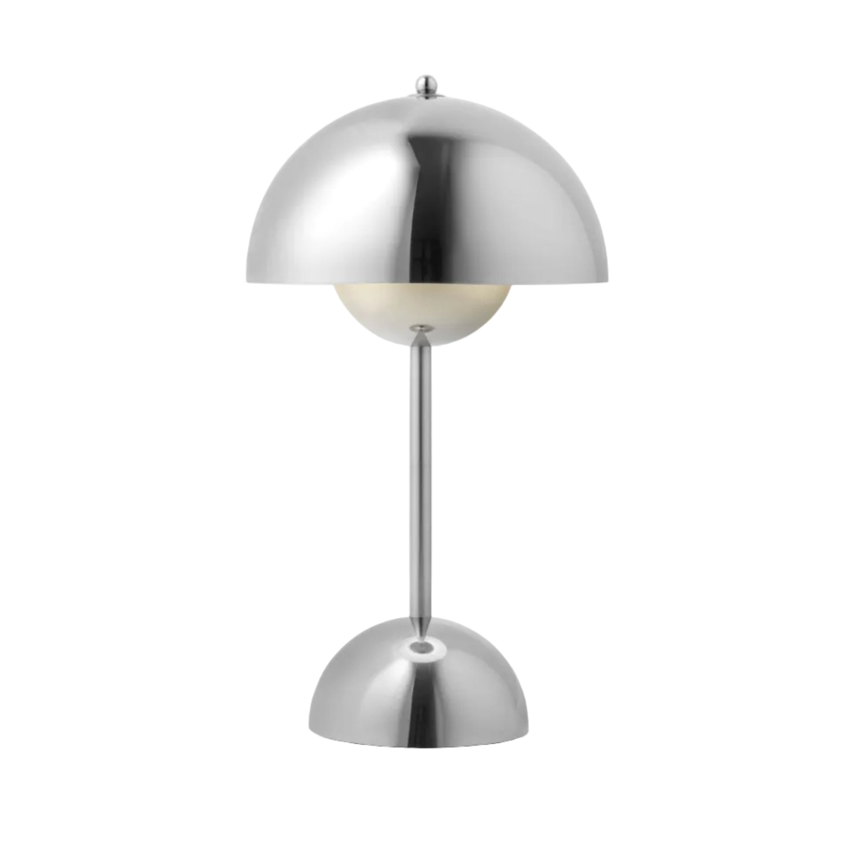 FLOWERPOT VP9 Portable Lamp in Chrome