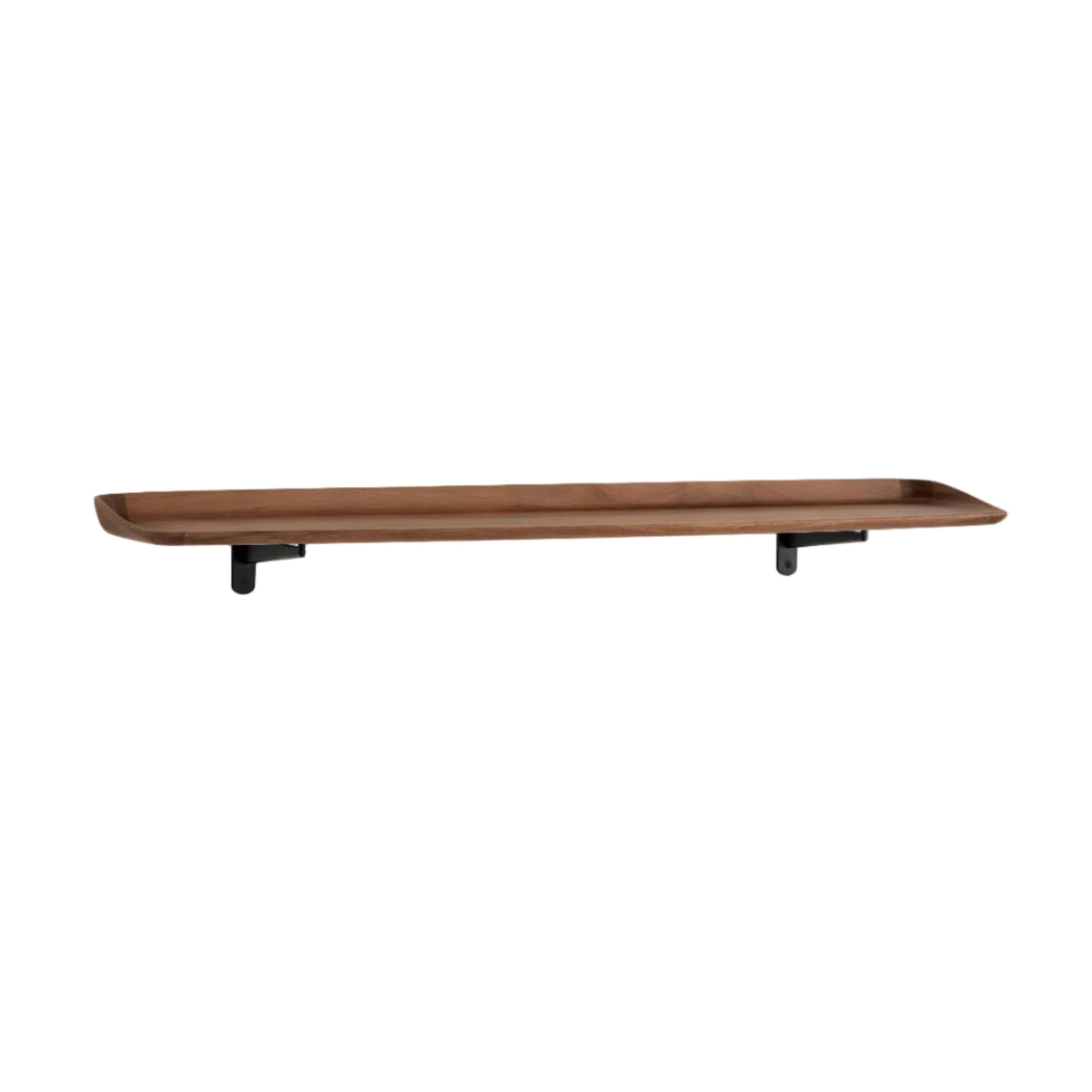 GUILD wall shelf in oiled walnut