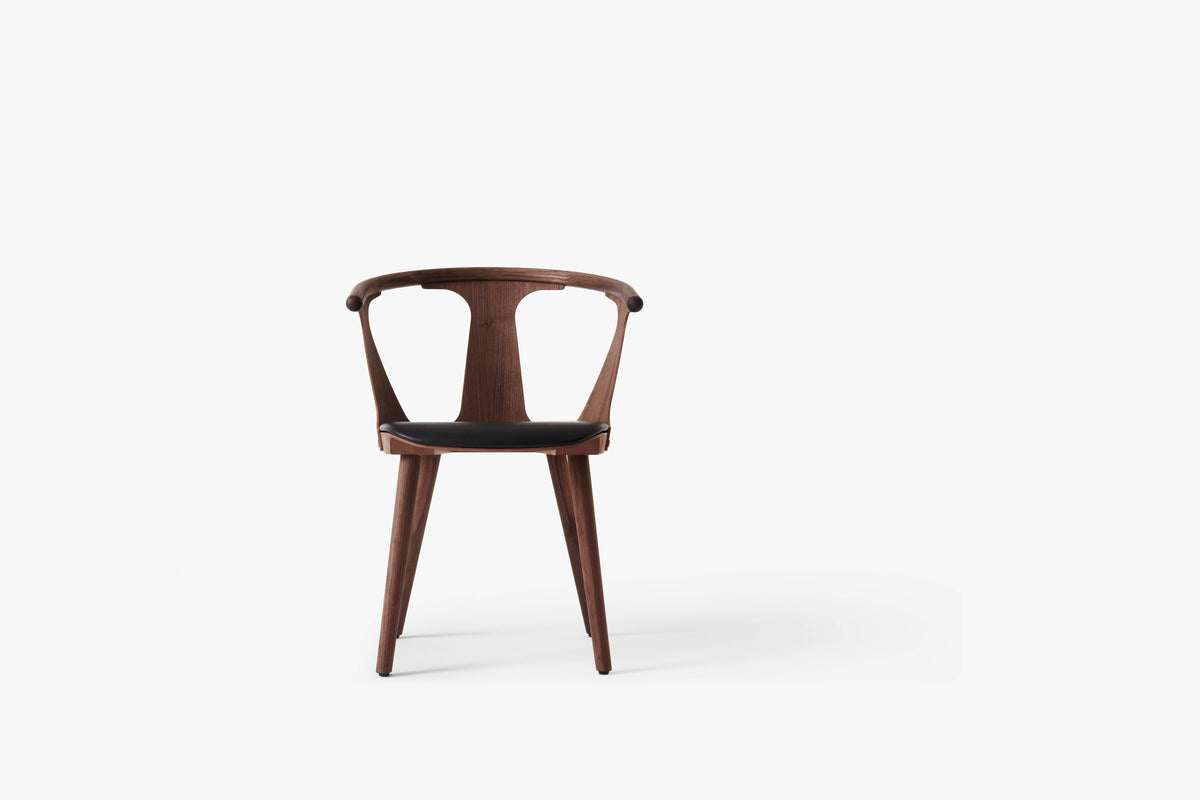 Chair IN BETWEEN SK2 oiled walnut with upholstered seat