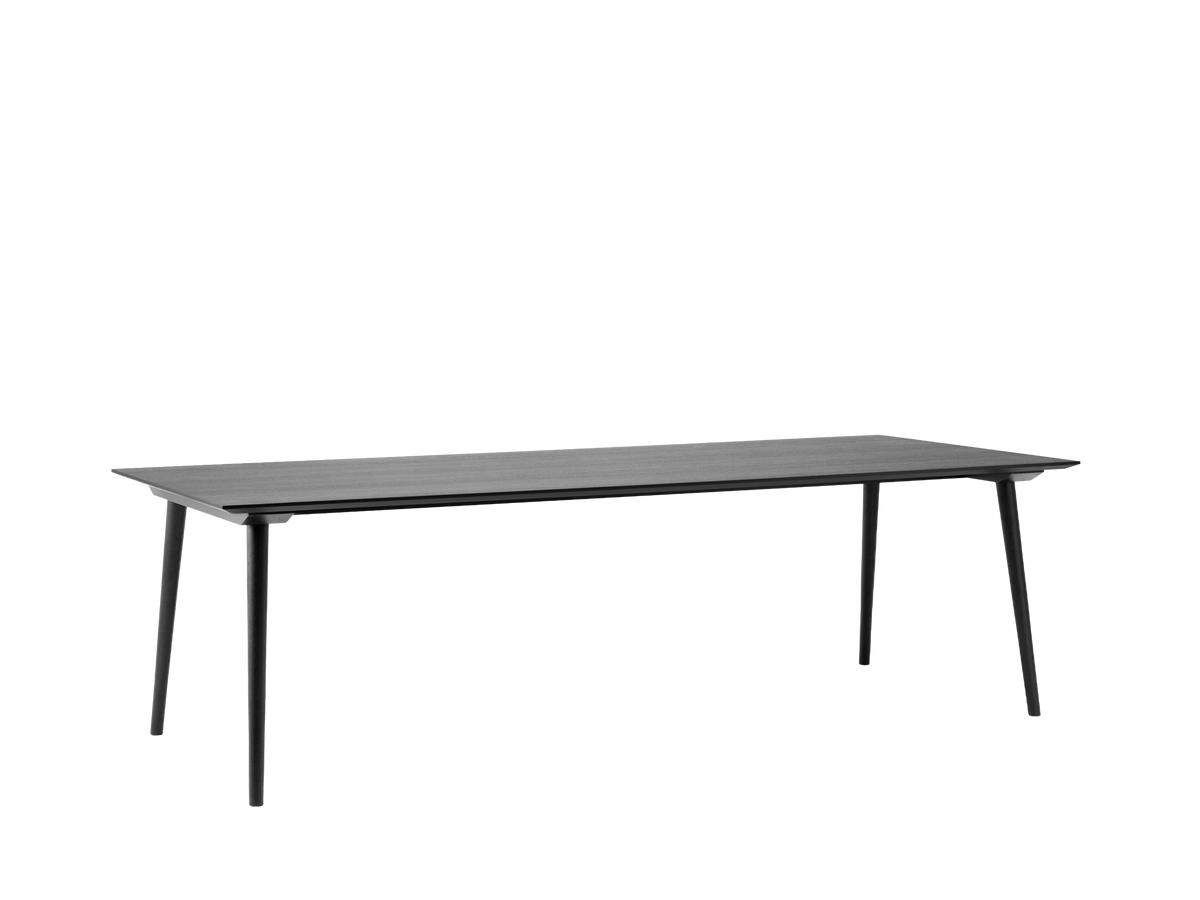 IN BETWEEN table black lacquered oak