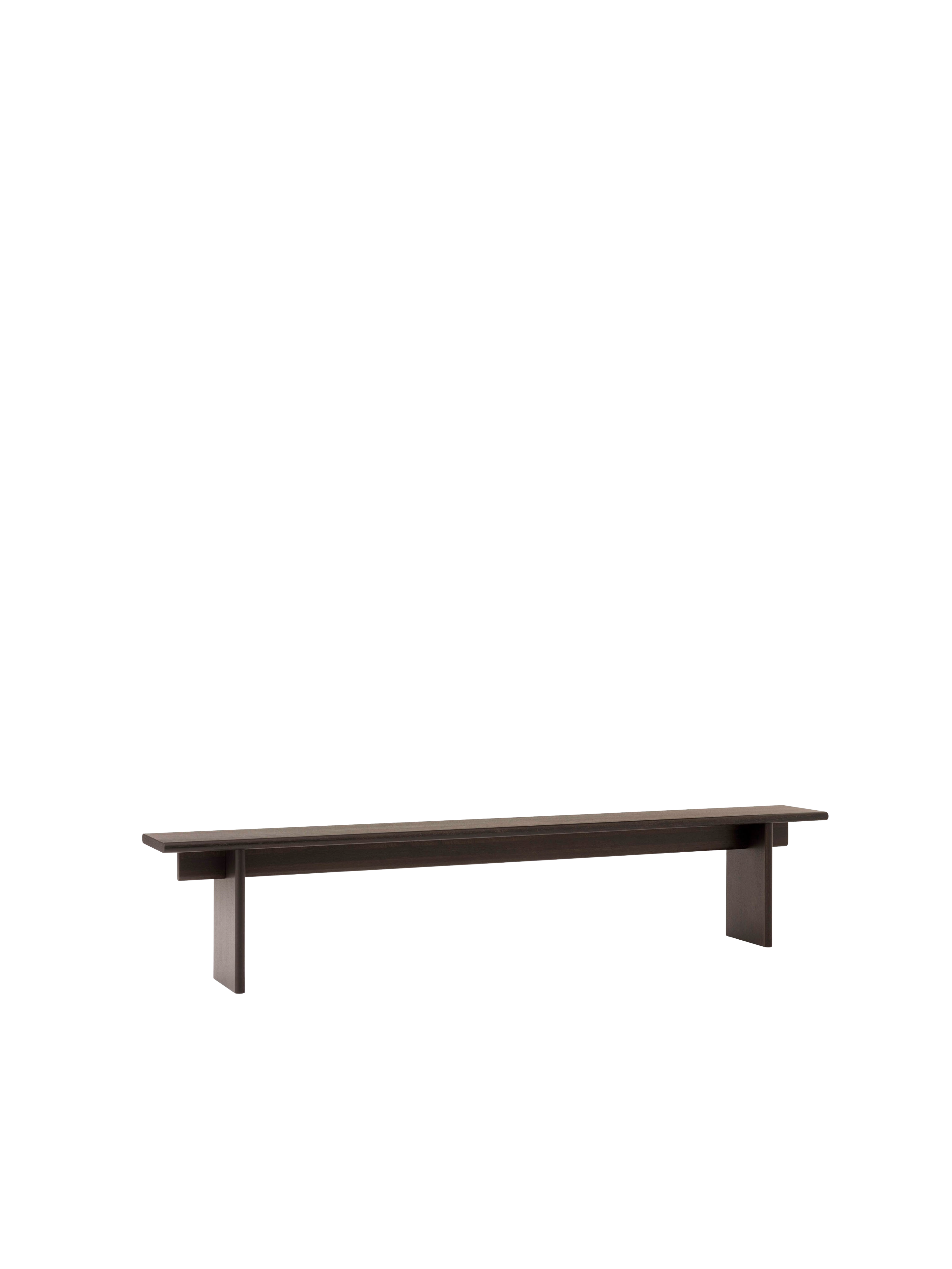 ITA bench dark oak wood