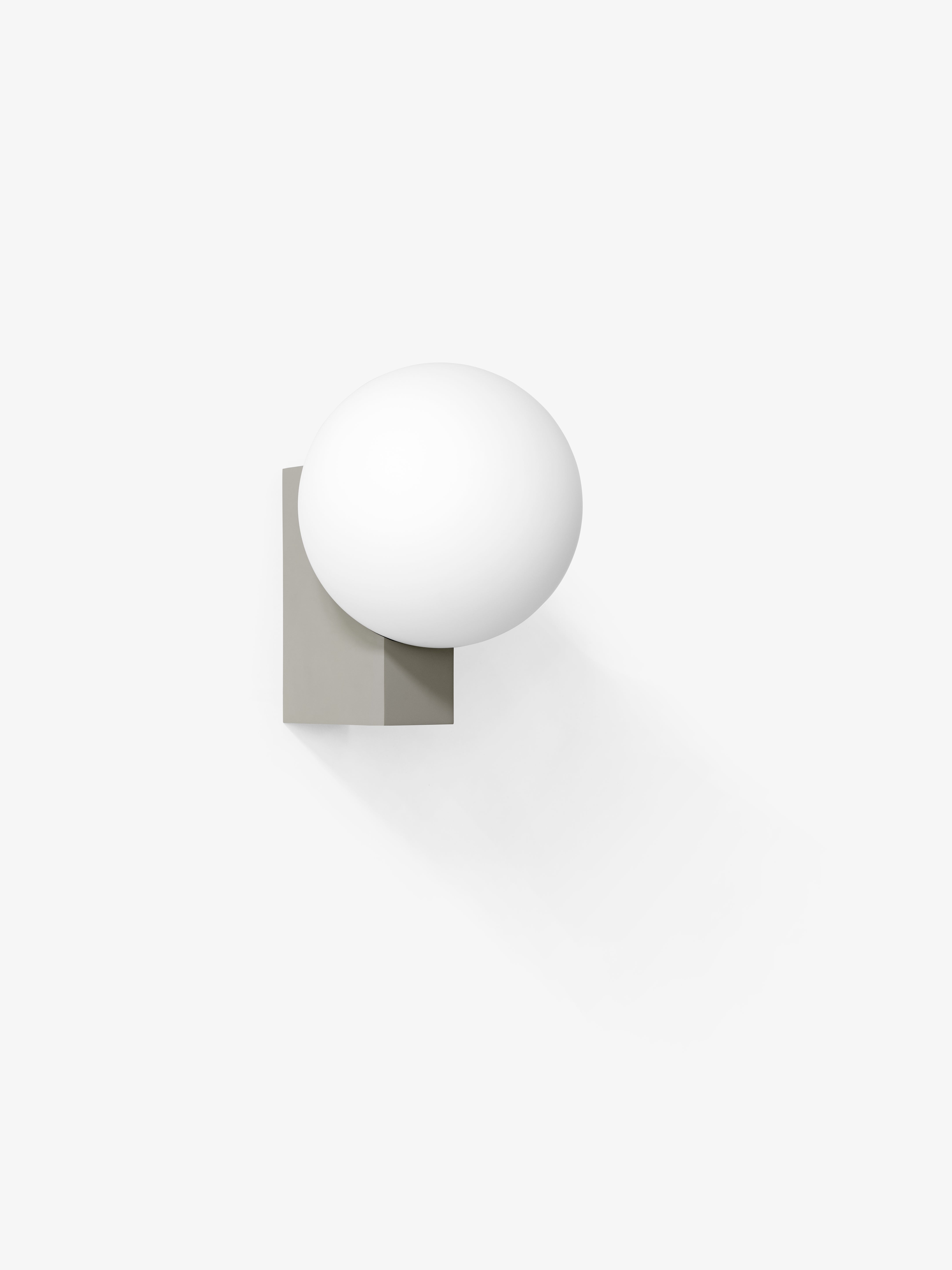 WALL LAMP JOURNEY SH2 glass shade with gray base