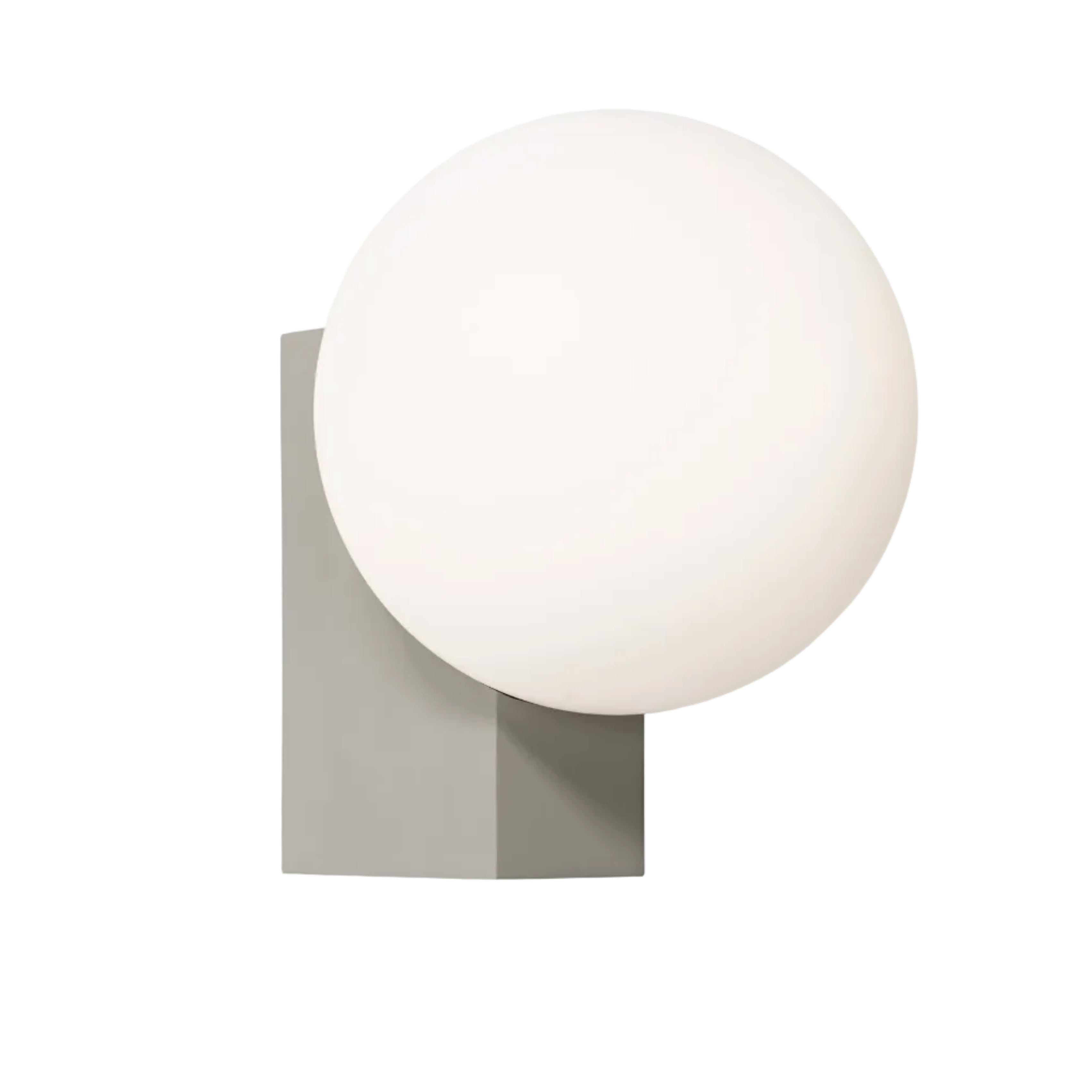 WALL LAMP JOURNEY SH2 glass shade with gray base