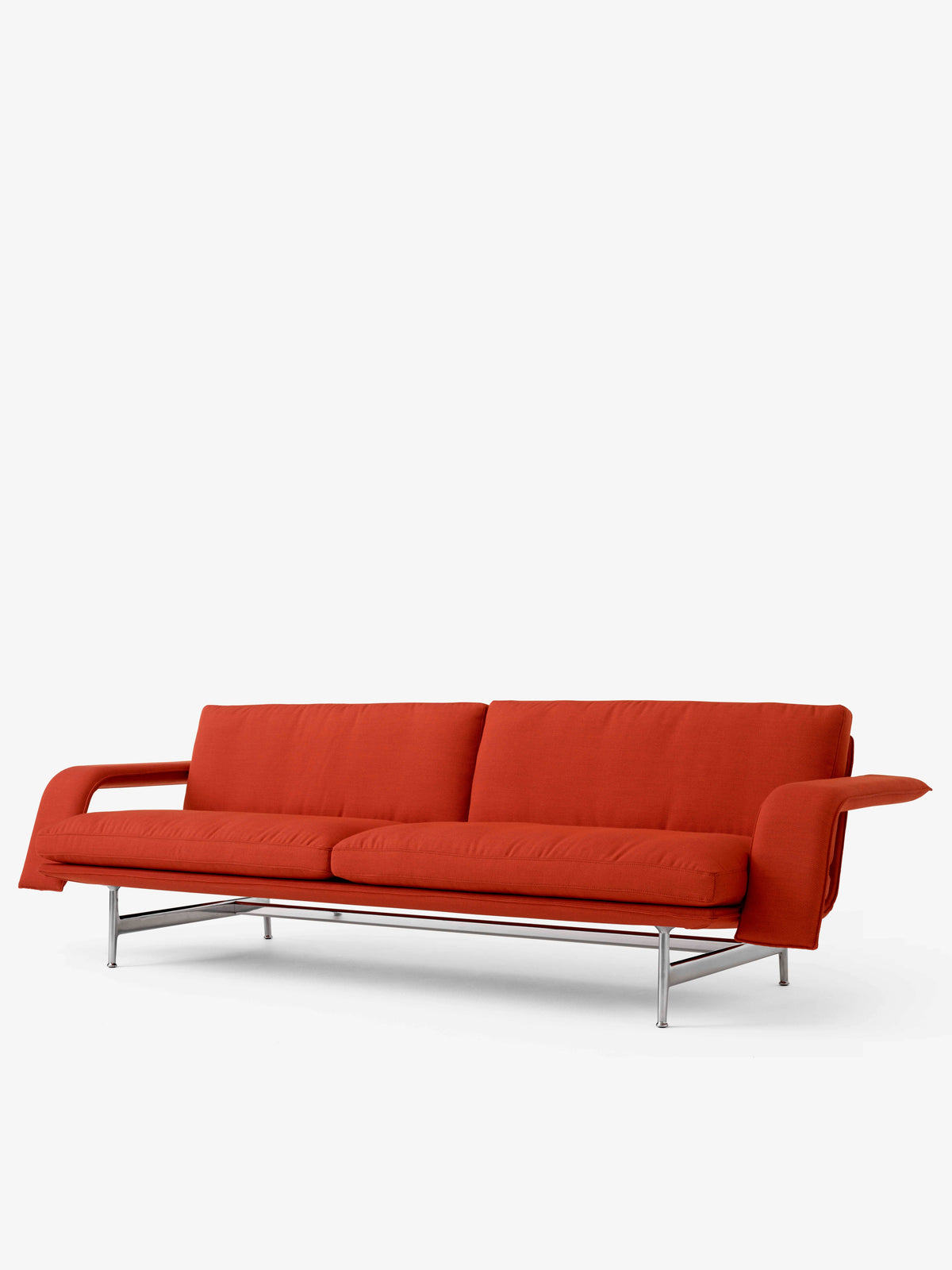 3-Seater Sofa MEANTIME AV31 upholstered with an aluminum base