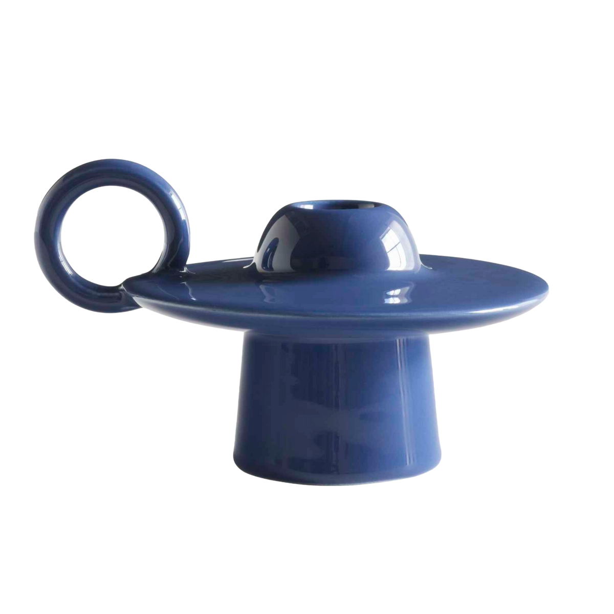 MOMENTO JH39 Blue Candle Holder
