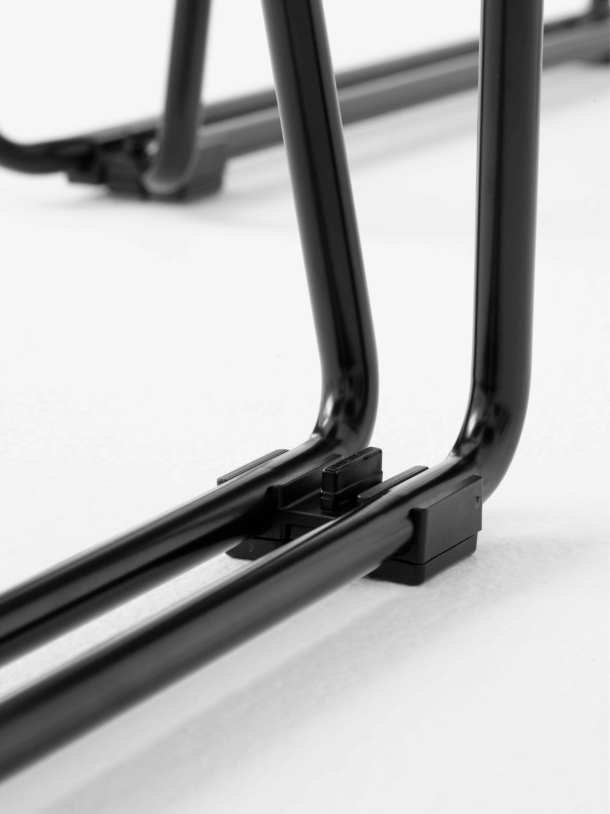 PAVILION AV52 Chair in Lacquered Oak with Upholstered Seat and Black Base