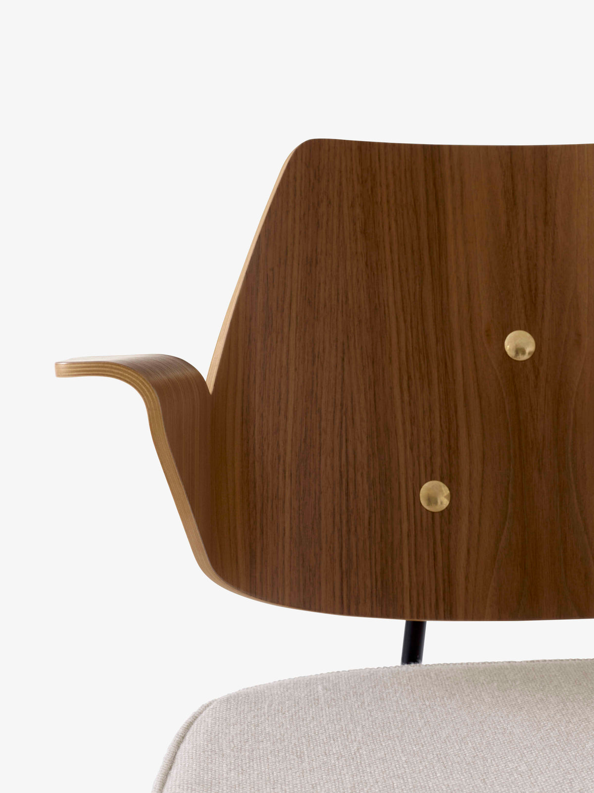 RFH RD7 Upholstered Chair with Wood and Black Base