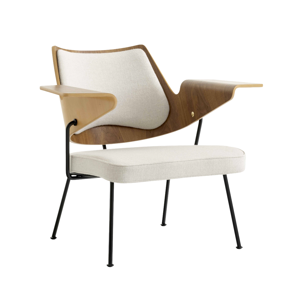 RFH RD8 Armchair upholstered with wood and black base