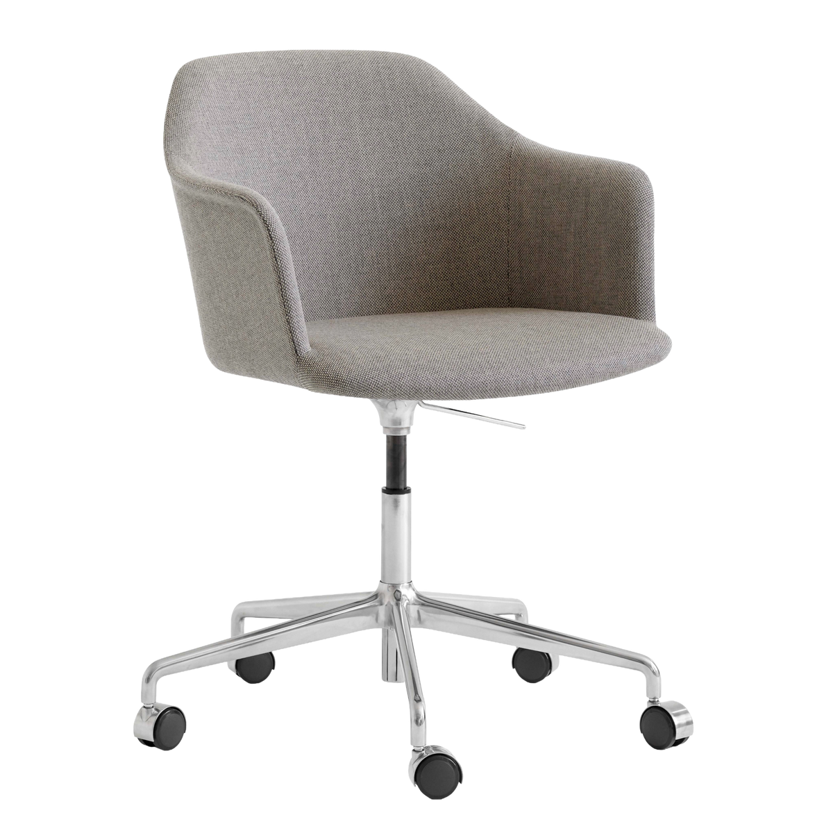 RELY HW55 office chair upholstered with an aluminum base