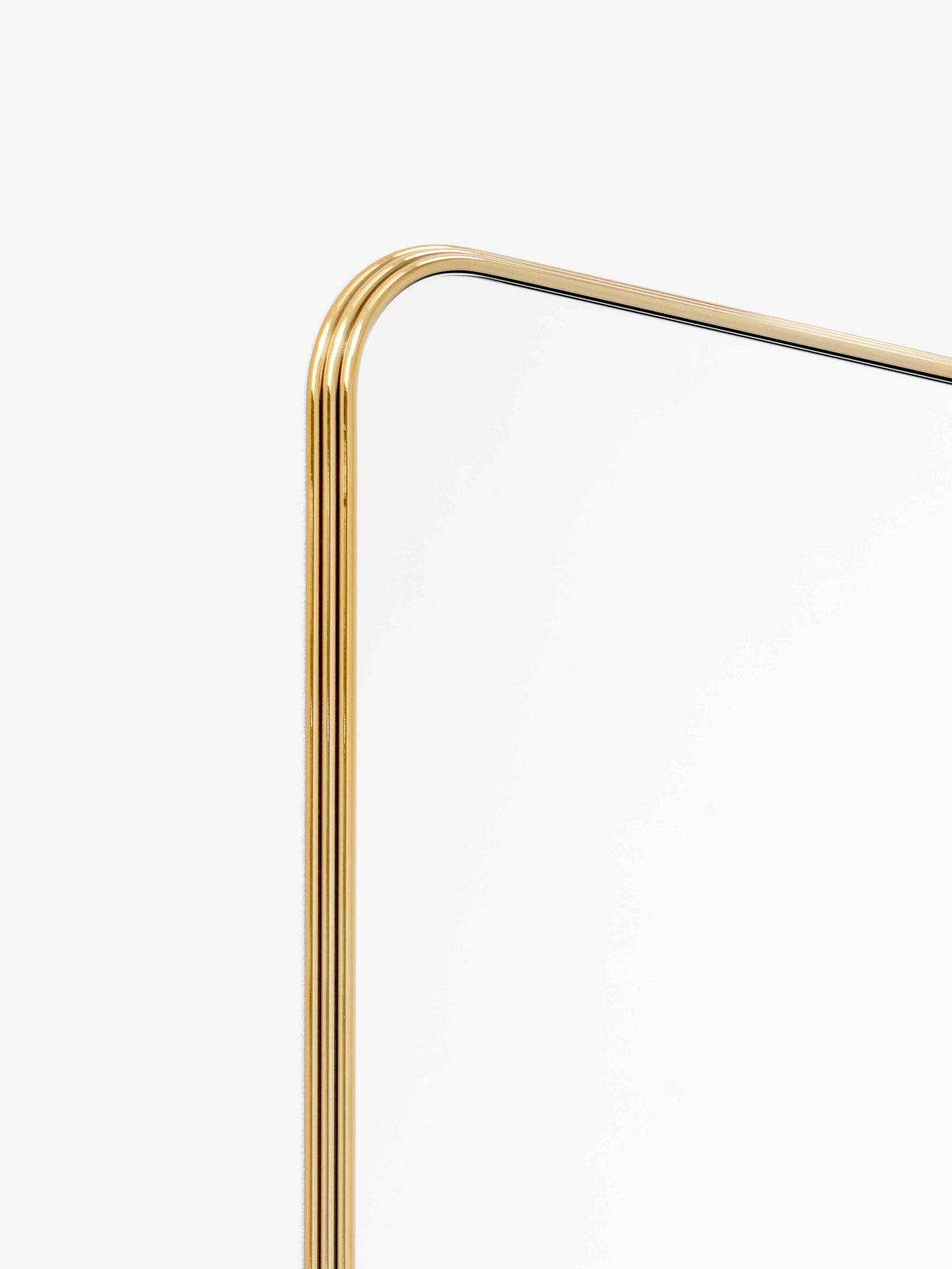 Wall mirror SILLON SH7 with a brass frame