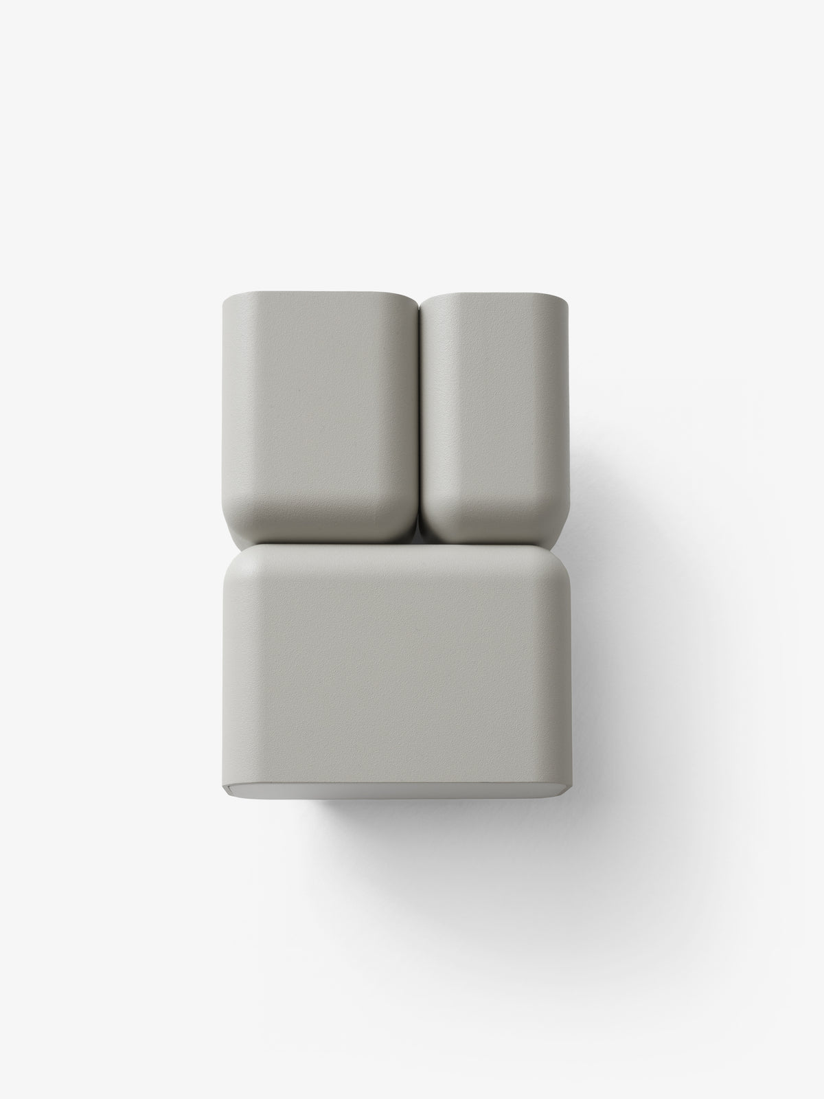 Wall lamp TABATA in satin gray