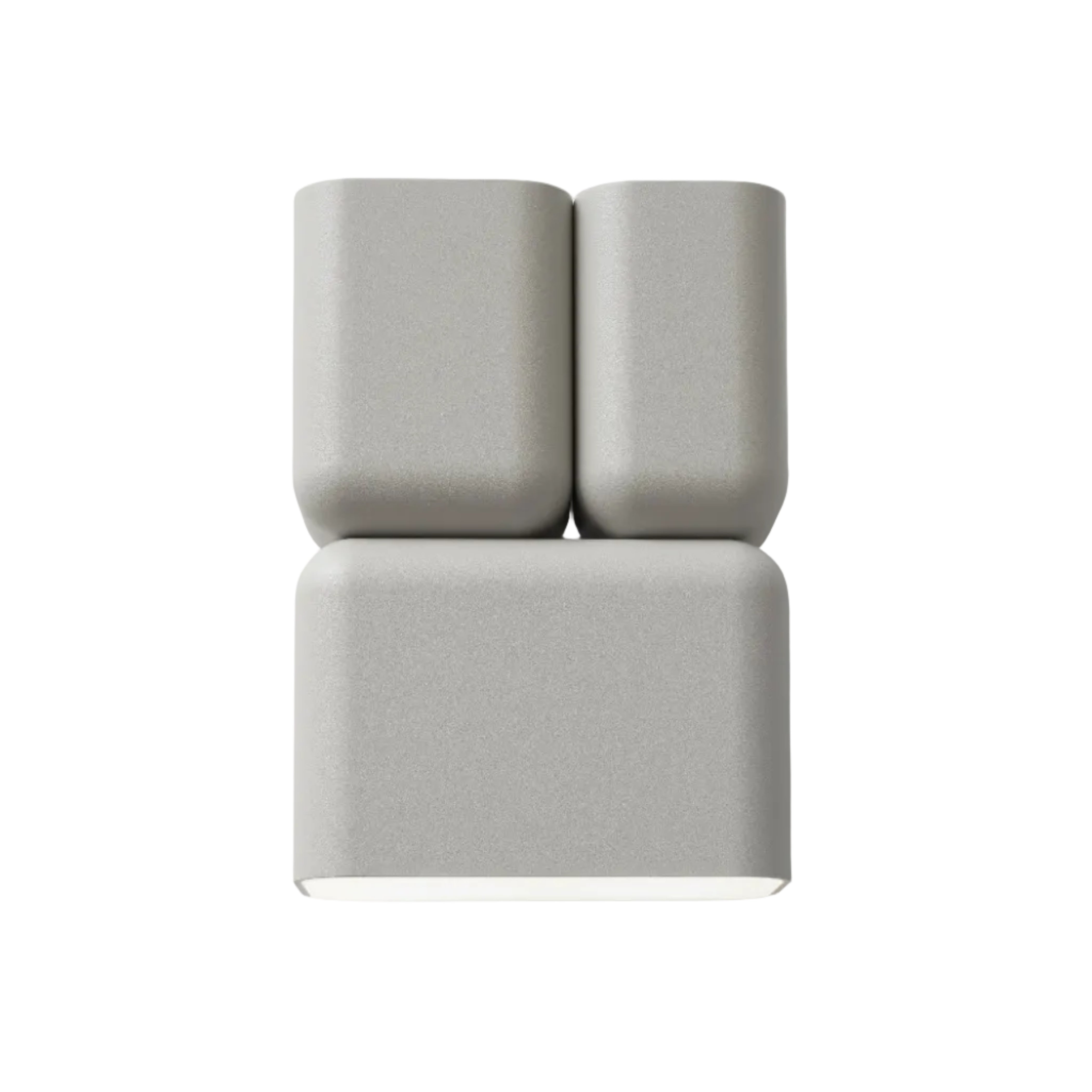 Wall lamp TABATA in satin gray