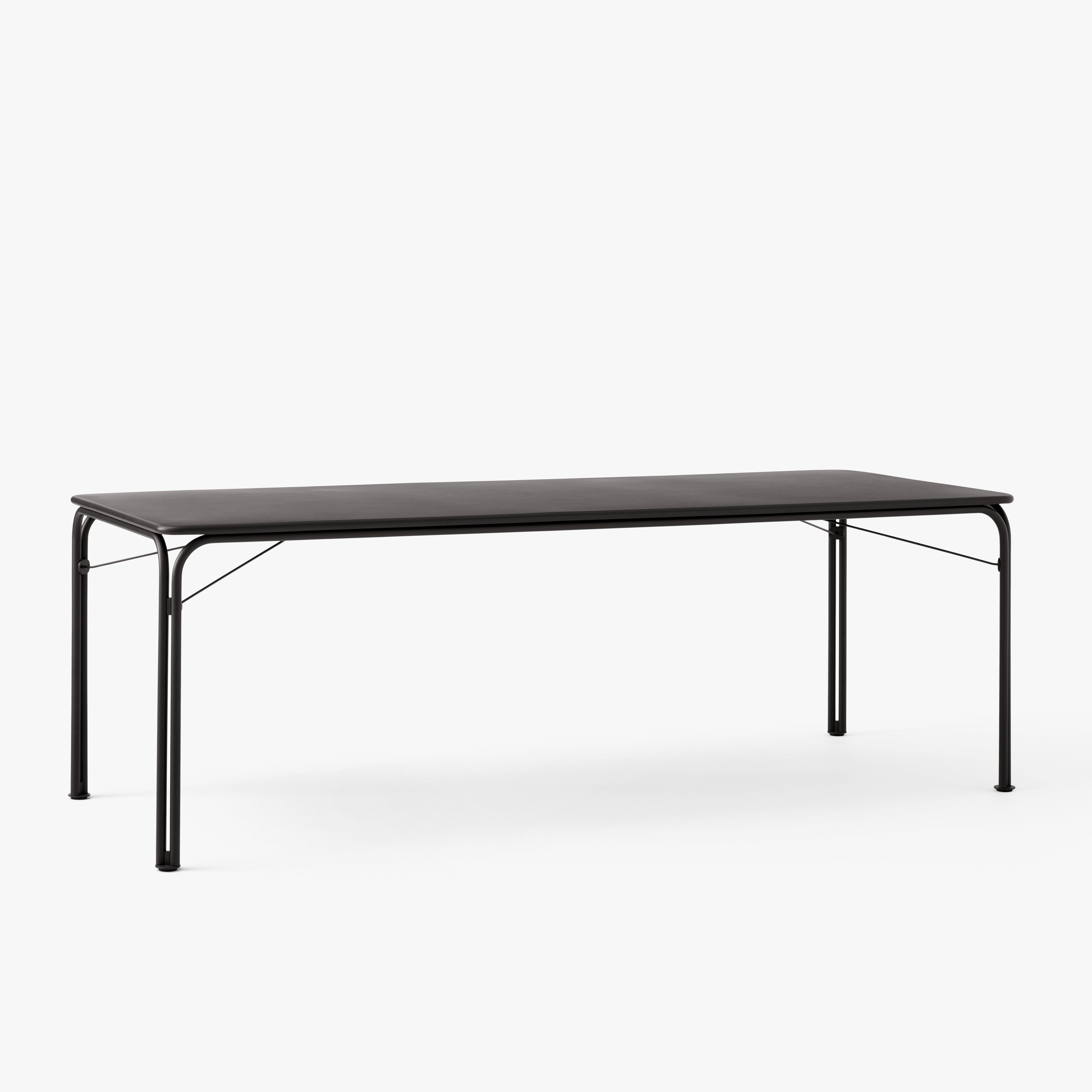 THORVALD outdoor table black