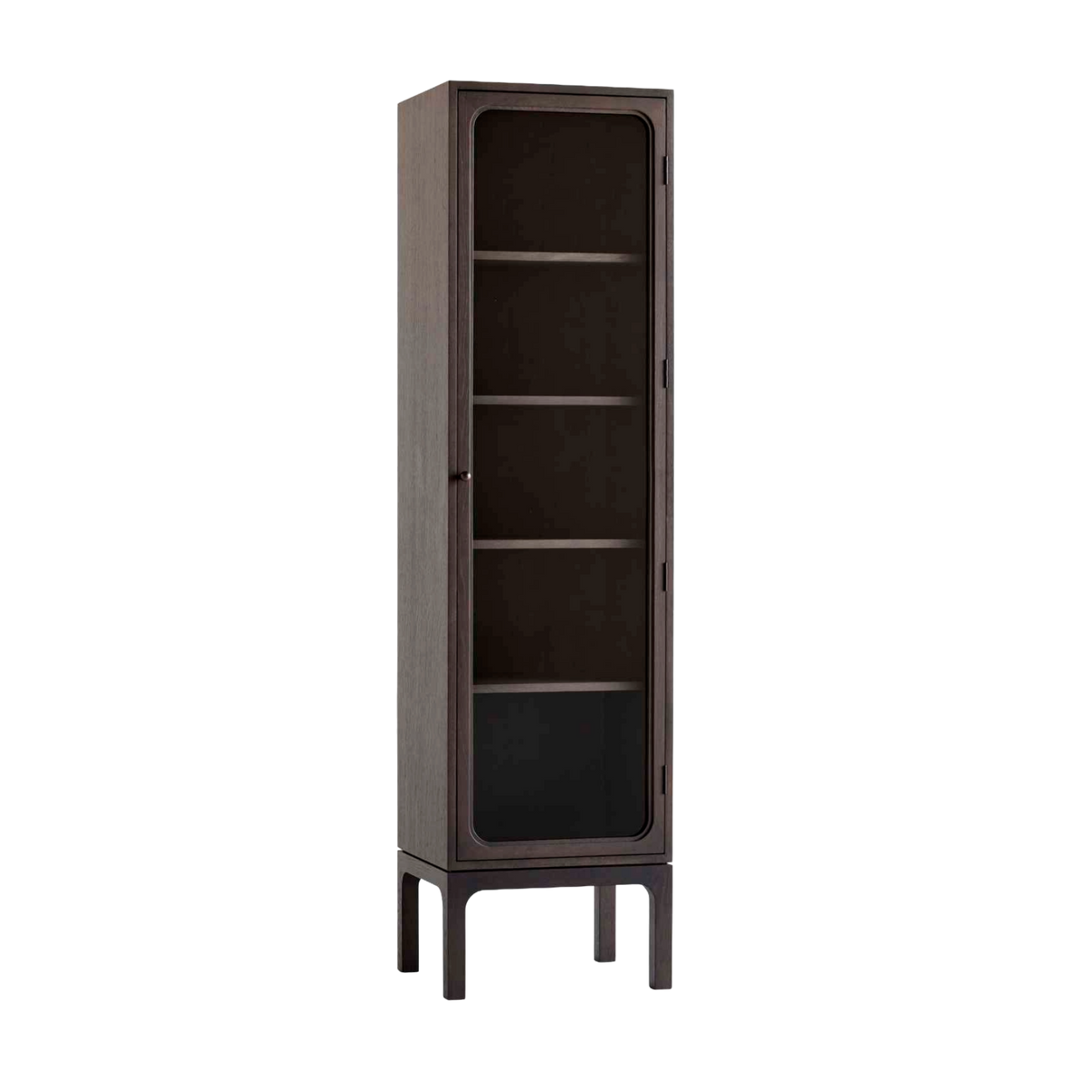 TRACE SC87 Display Cabinet dark lacquered oak