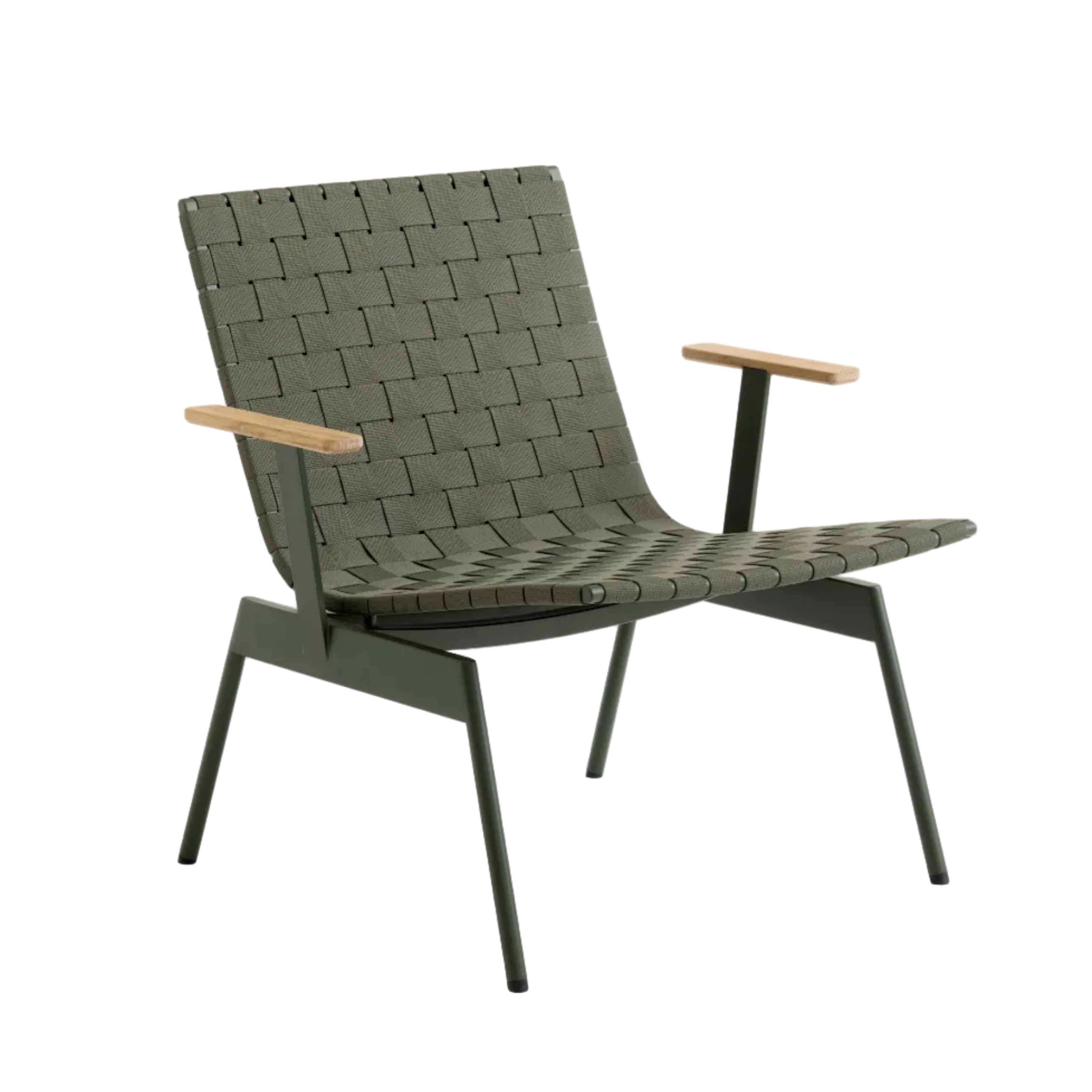 Outdoor armchair with armrests VILLE AV45 dark green