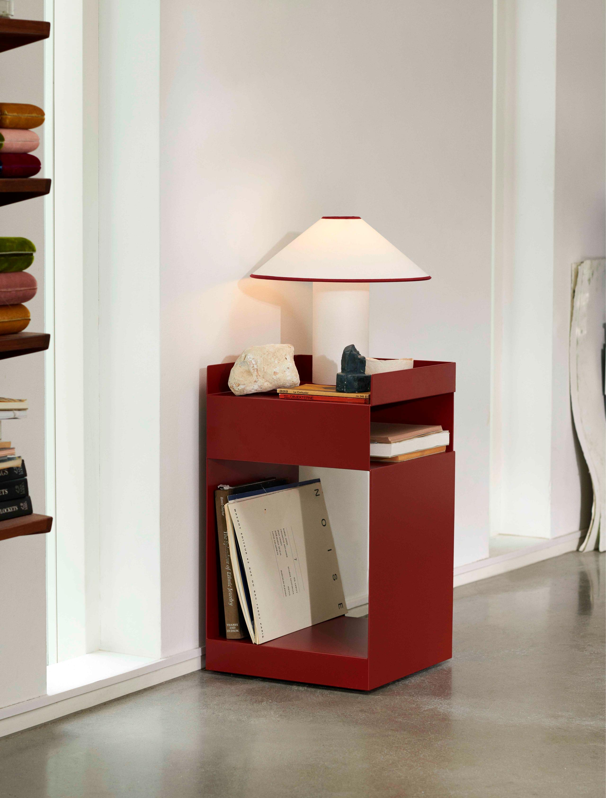 Rotate SC73 Rolling Cabinet, Wine Red