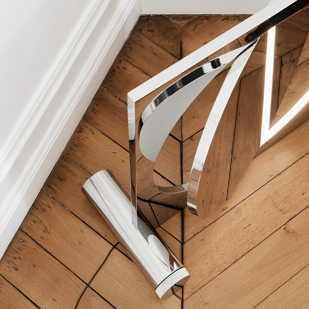 Stehlampe MOONSETTER verchromt