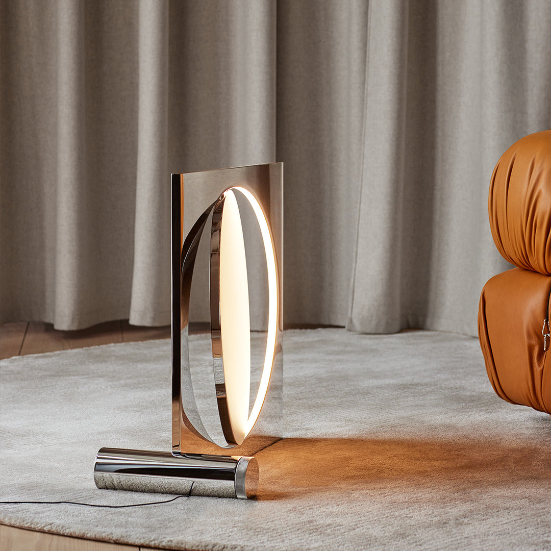 Stehlampe MOONSETTER verchromt