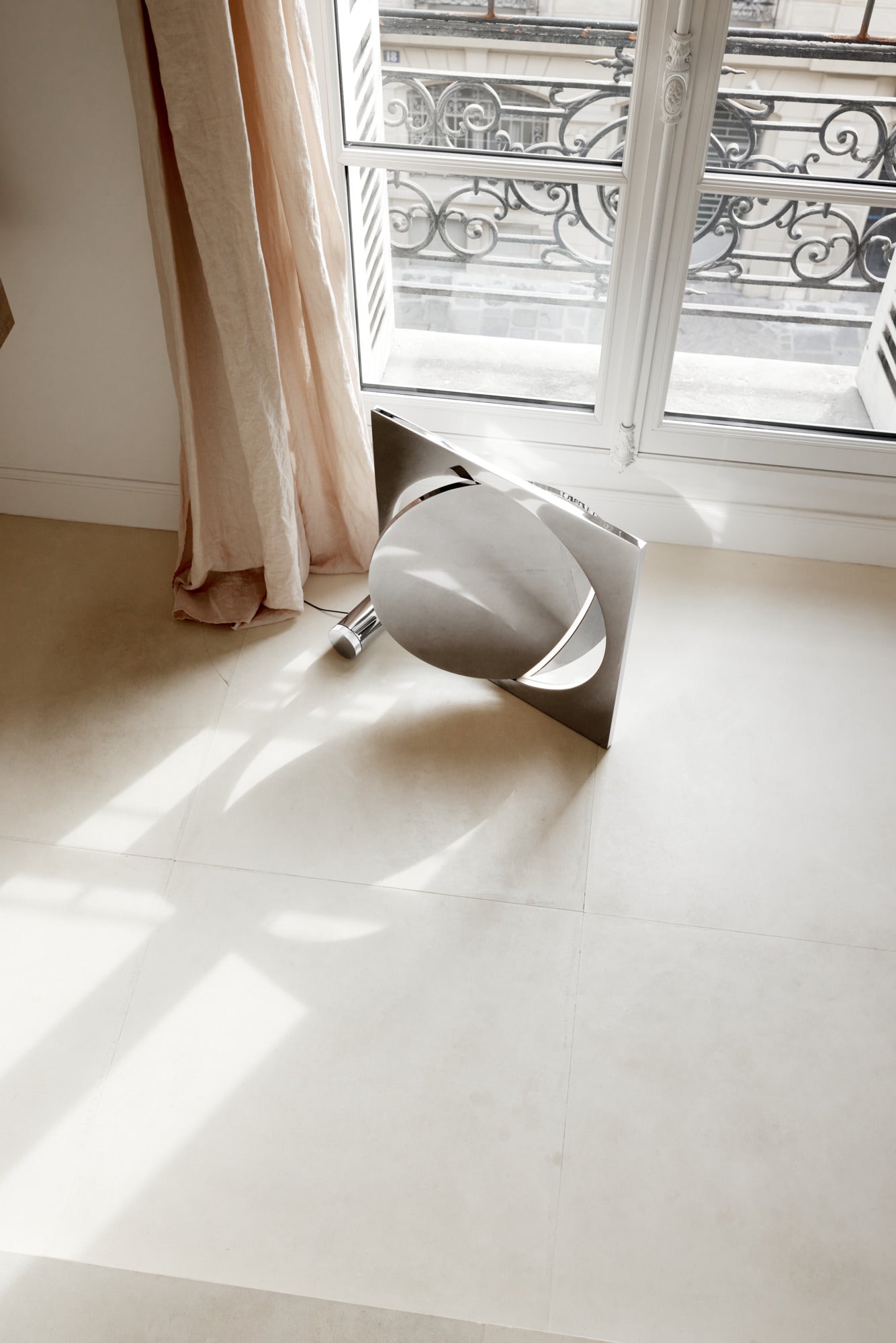 Stehlampe MOONSETTER verchromt