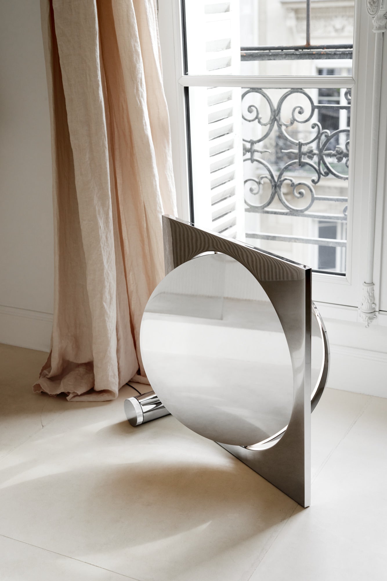 Stehlampe MOONSETTER verchromt