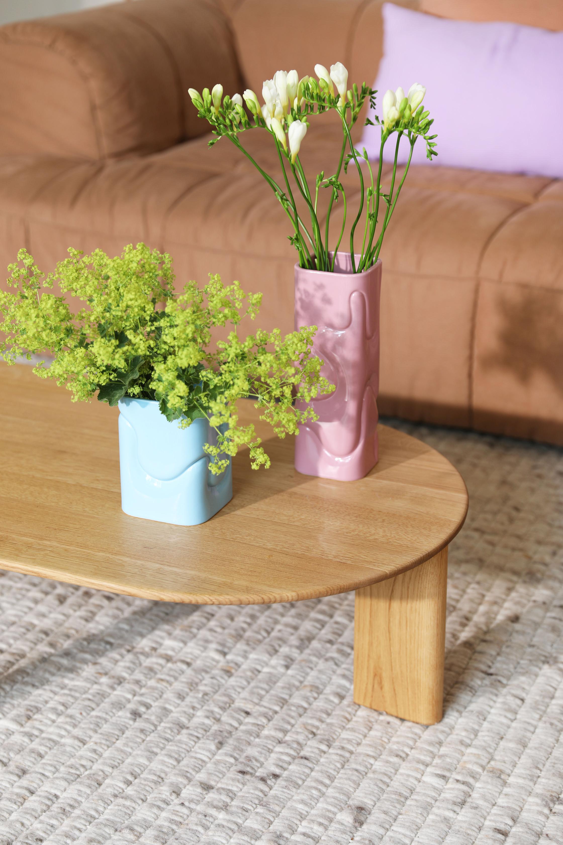 PUFFY vase blue
