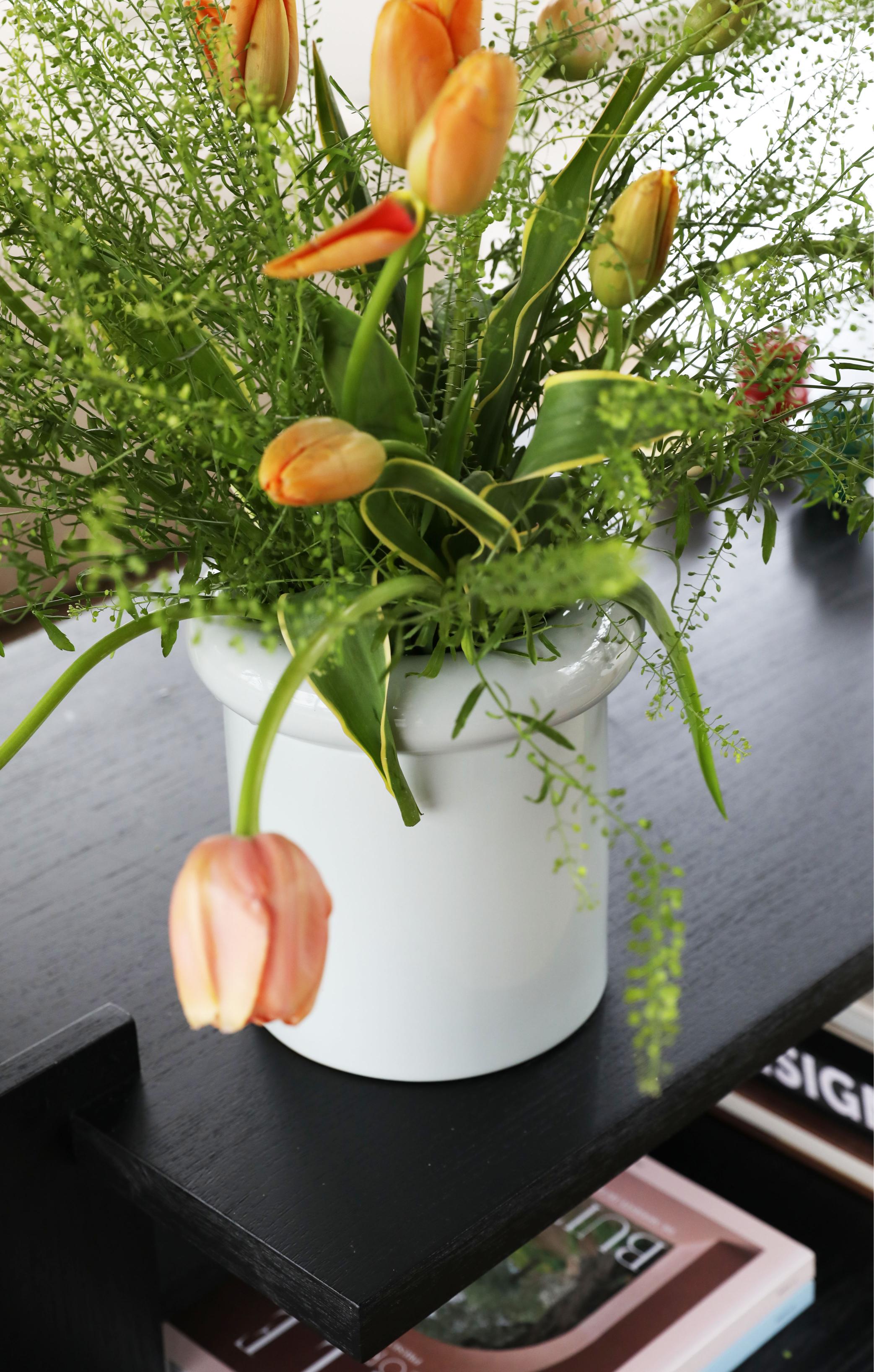 TURBAN vase gray