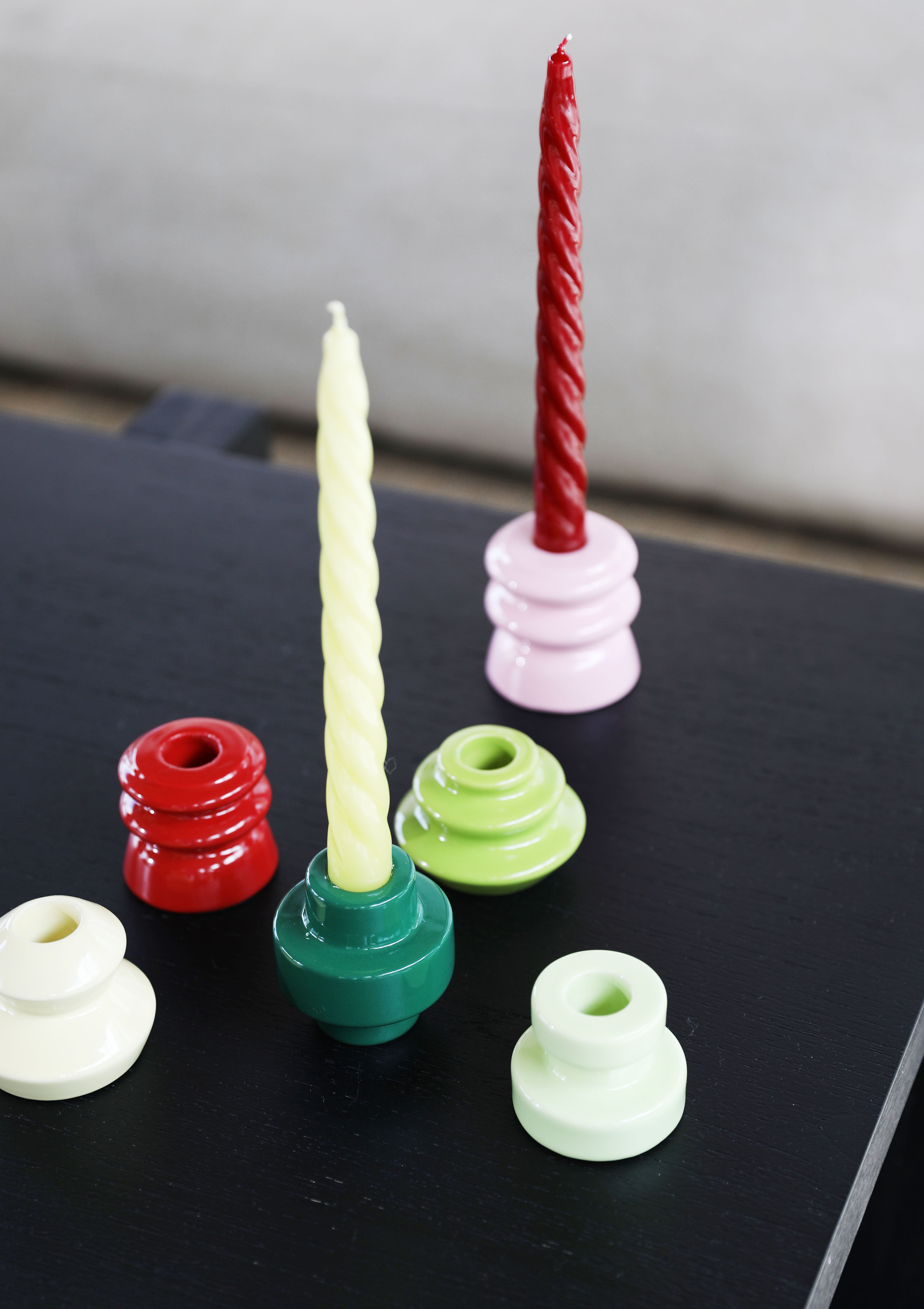 BRAVO GREENS Candle Set Green