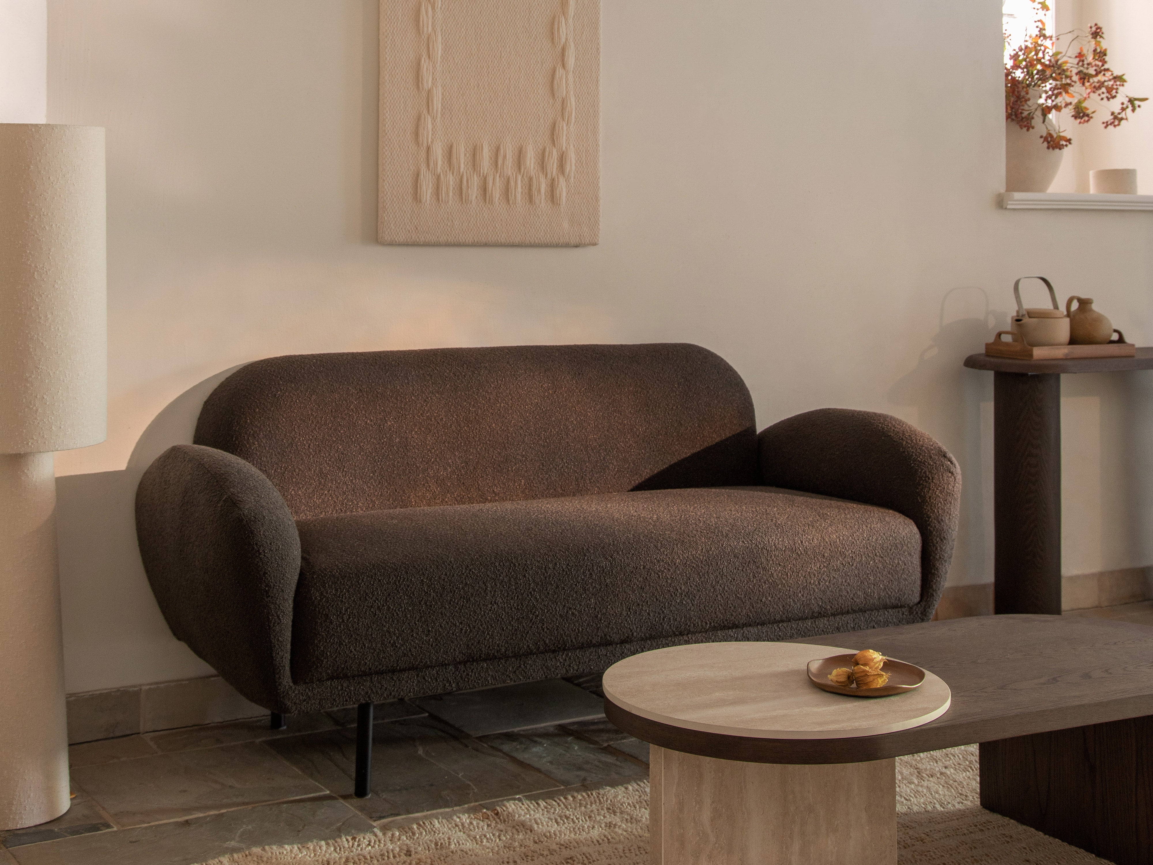 Sessel POPPY grauer Boucle