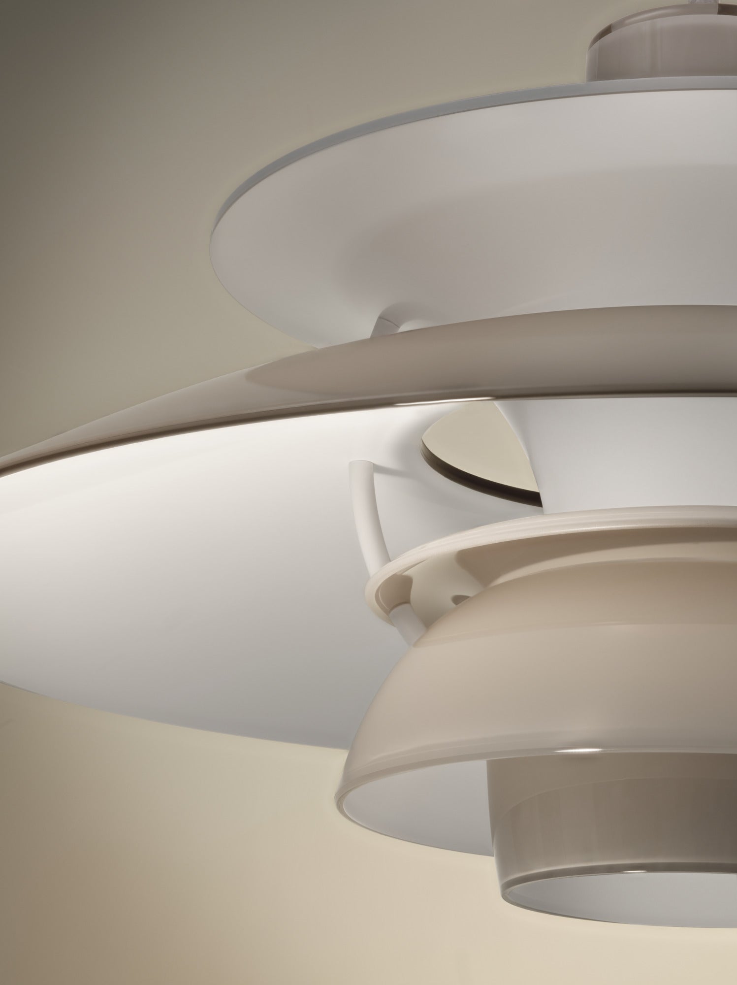 Hanging lamp PH 5 OPAL beige