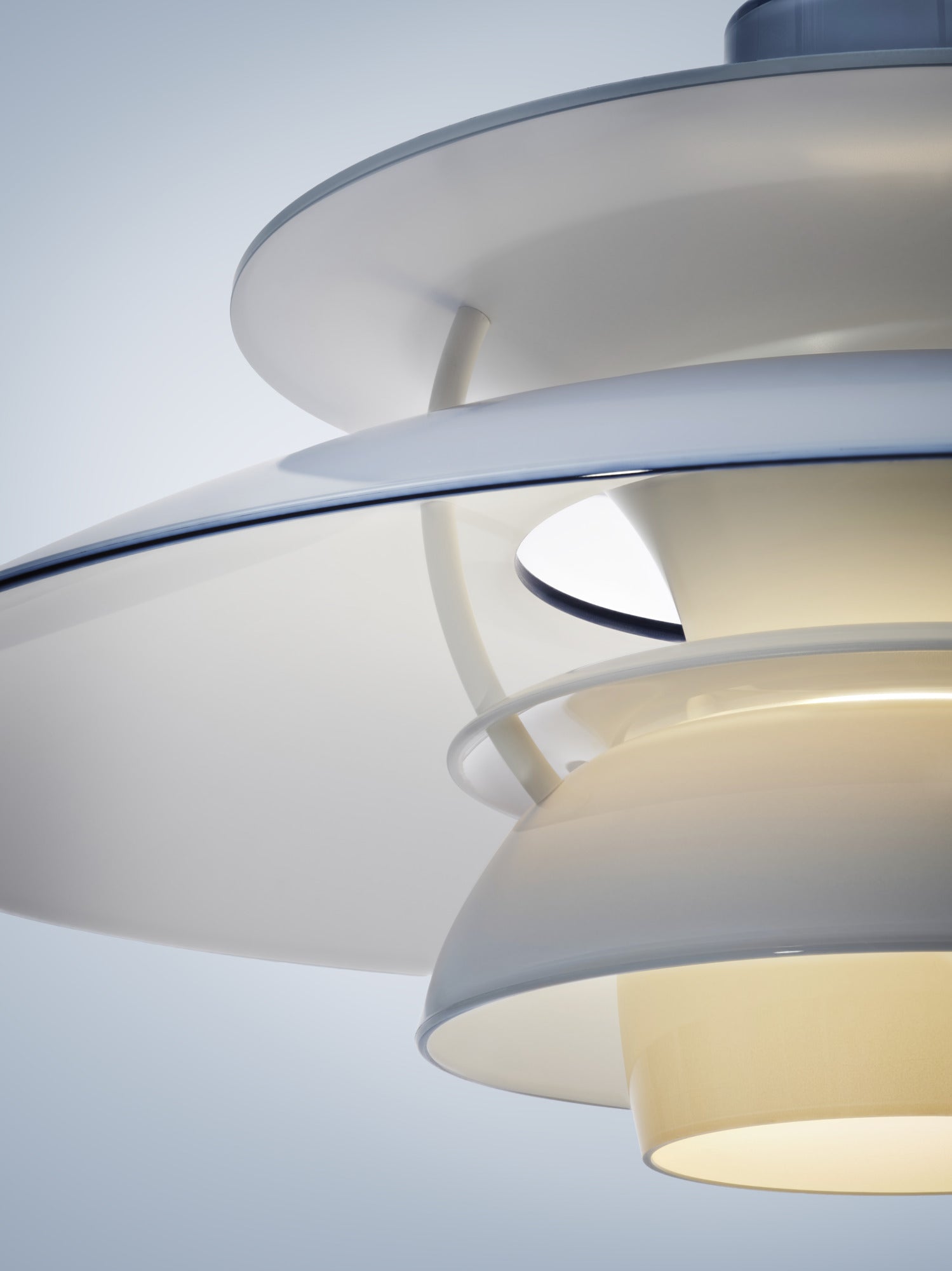 Hanging lamp PH 5 OPAL blue