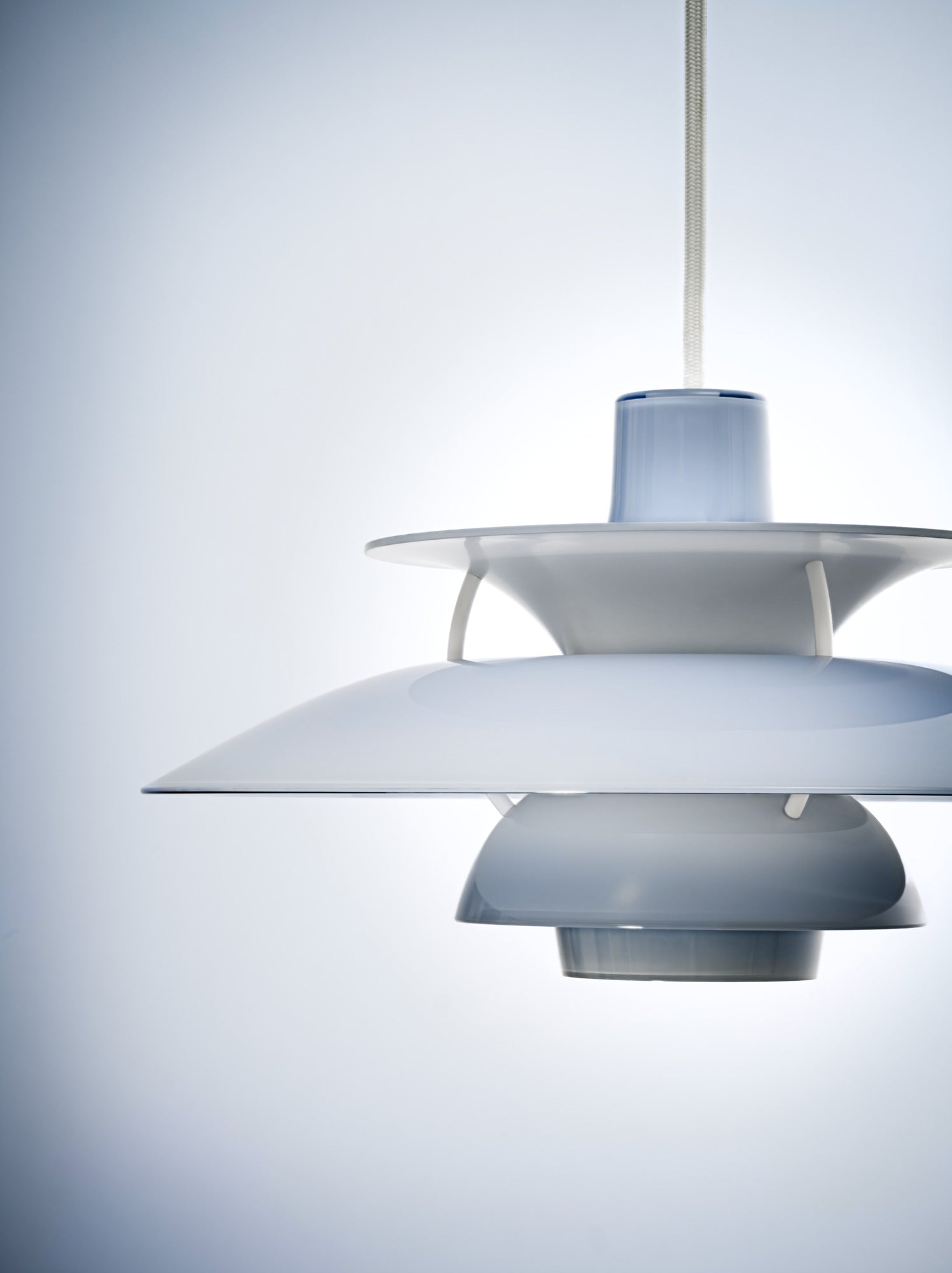 Hanging lamp PH 5 OPAL blue
