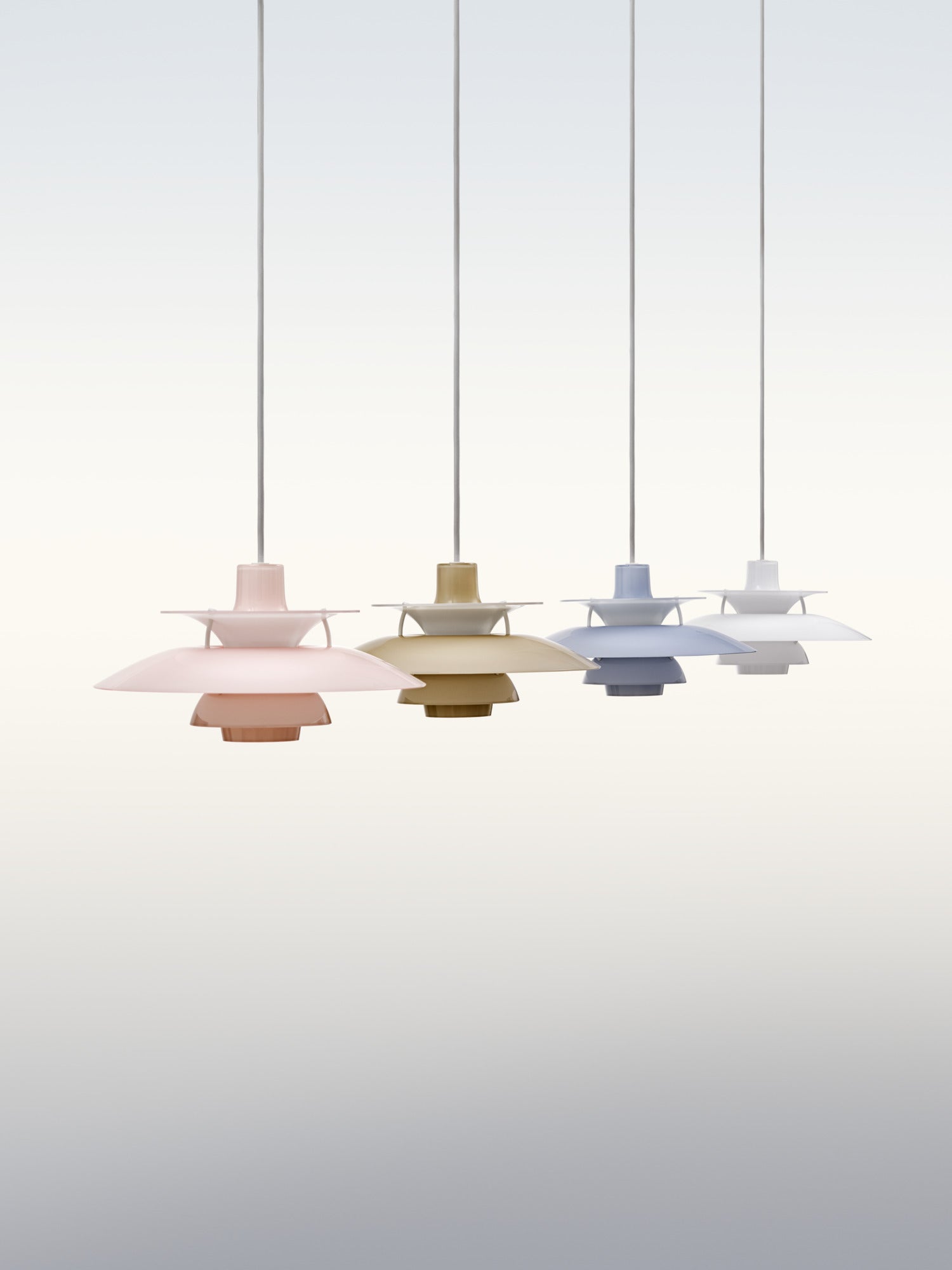 Hanging lamp PH 5 OPAL white