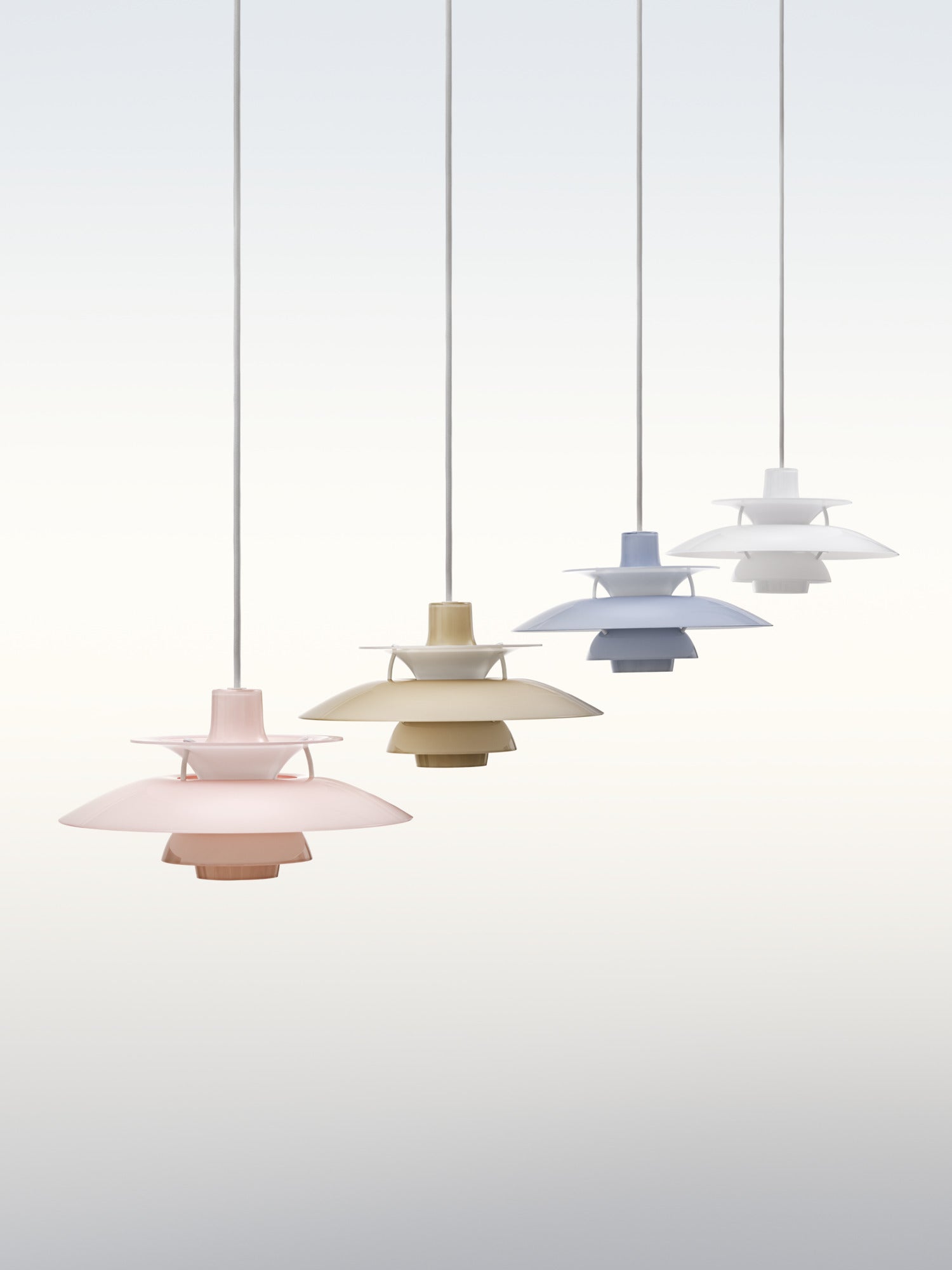 Hanging lamp PH 5 OPAL white