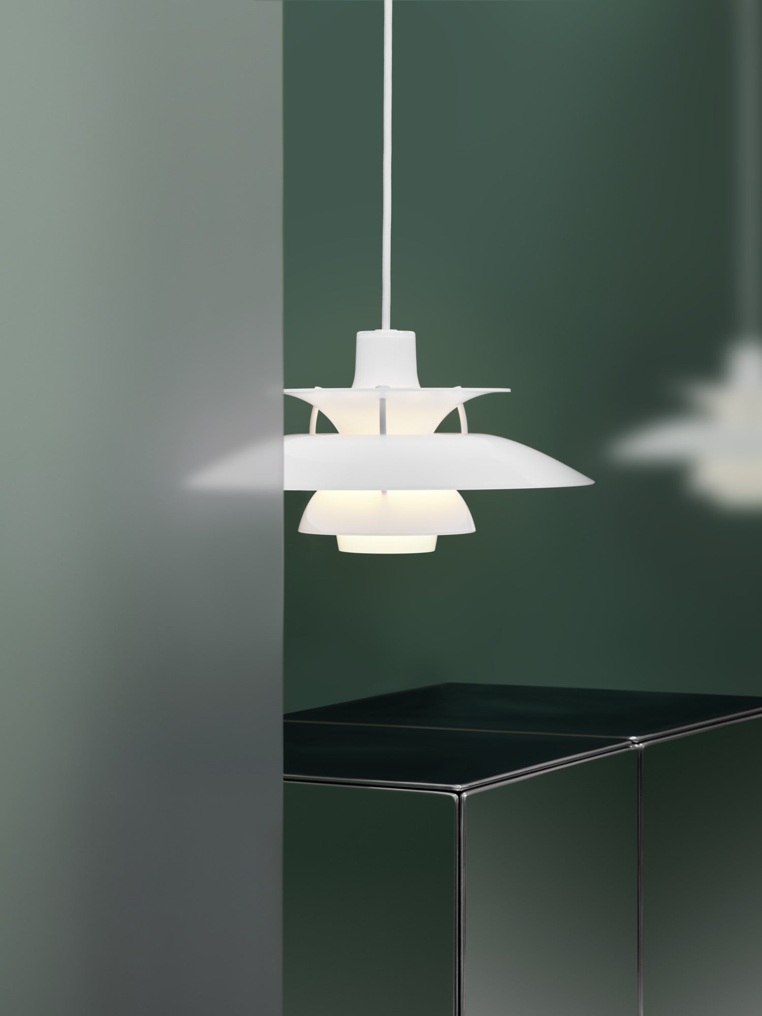 Hanging lamp PH 5 OPAL white