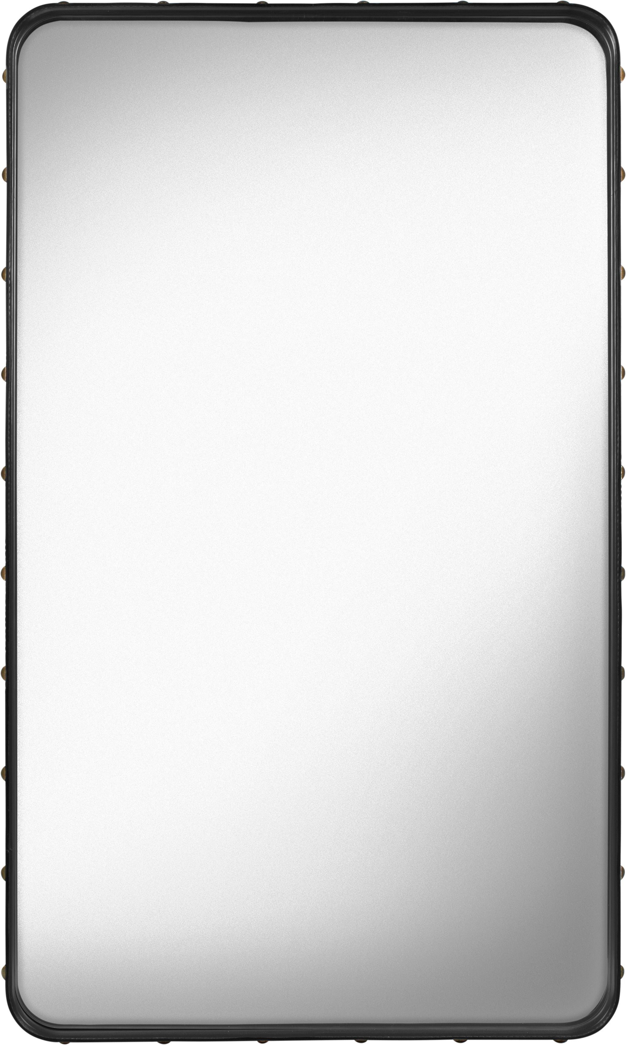 ADNET Mirror black leather