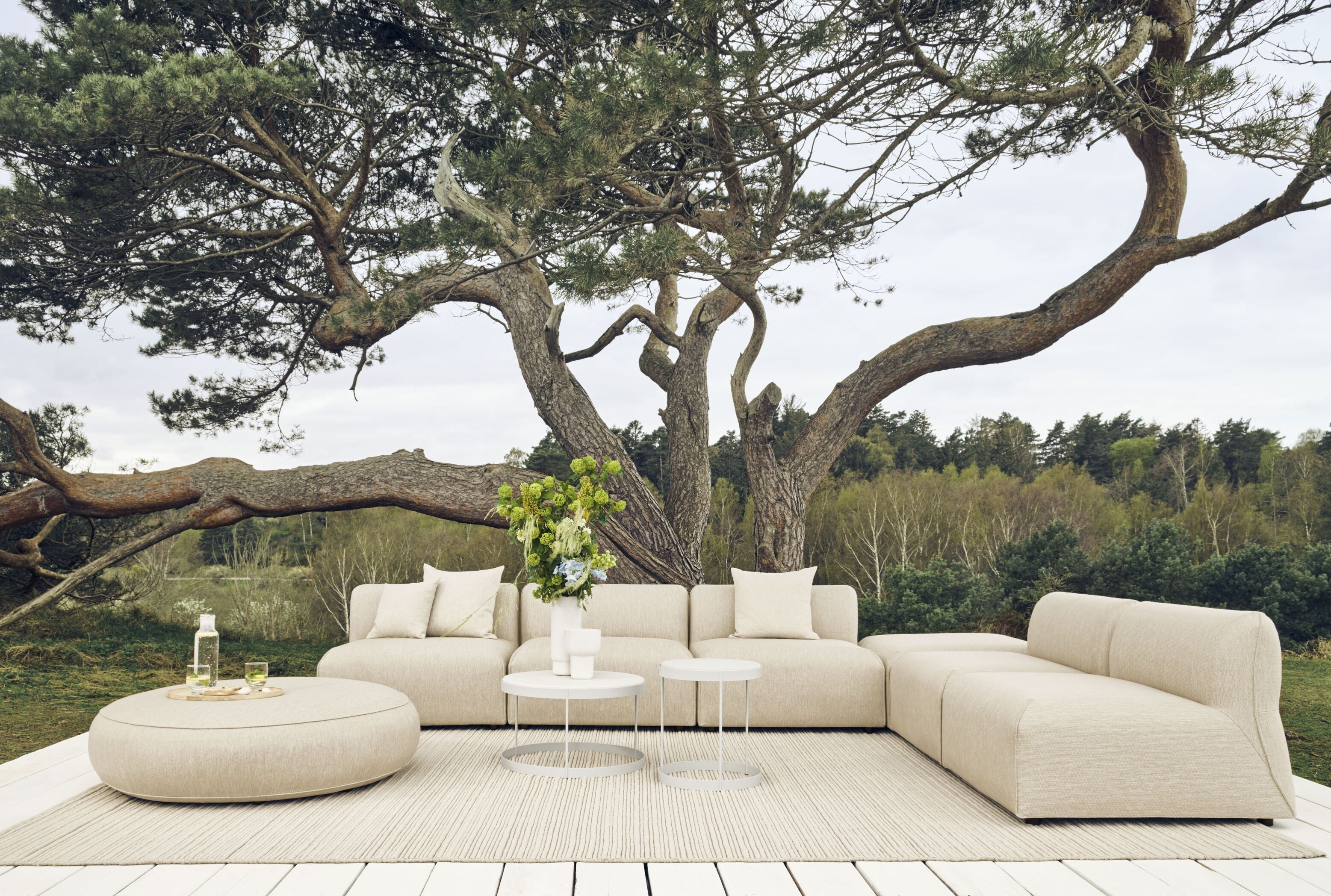 Modular sofa ARKE - left -handed upholstered module