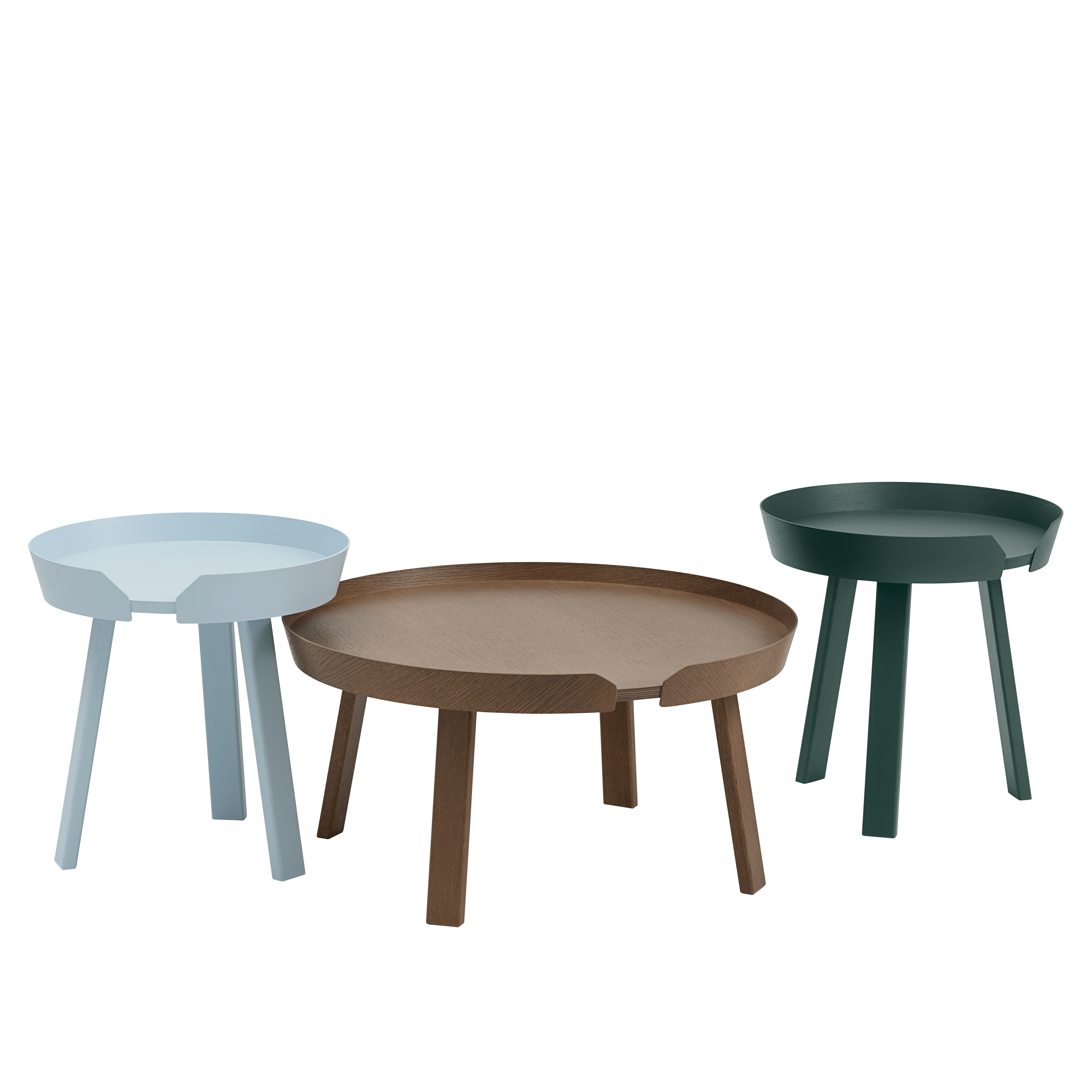 Dark Green AROUND Side Table