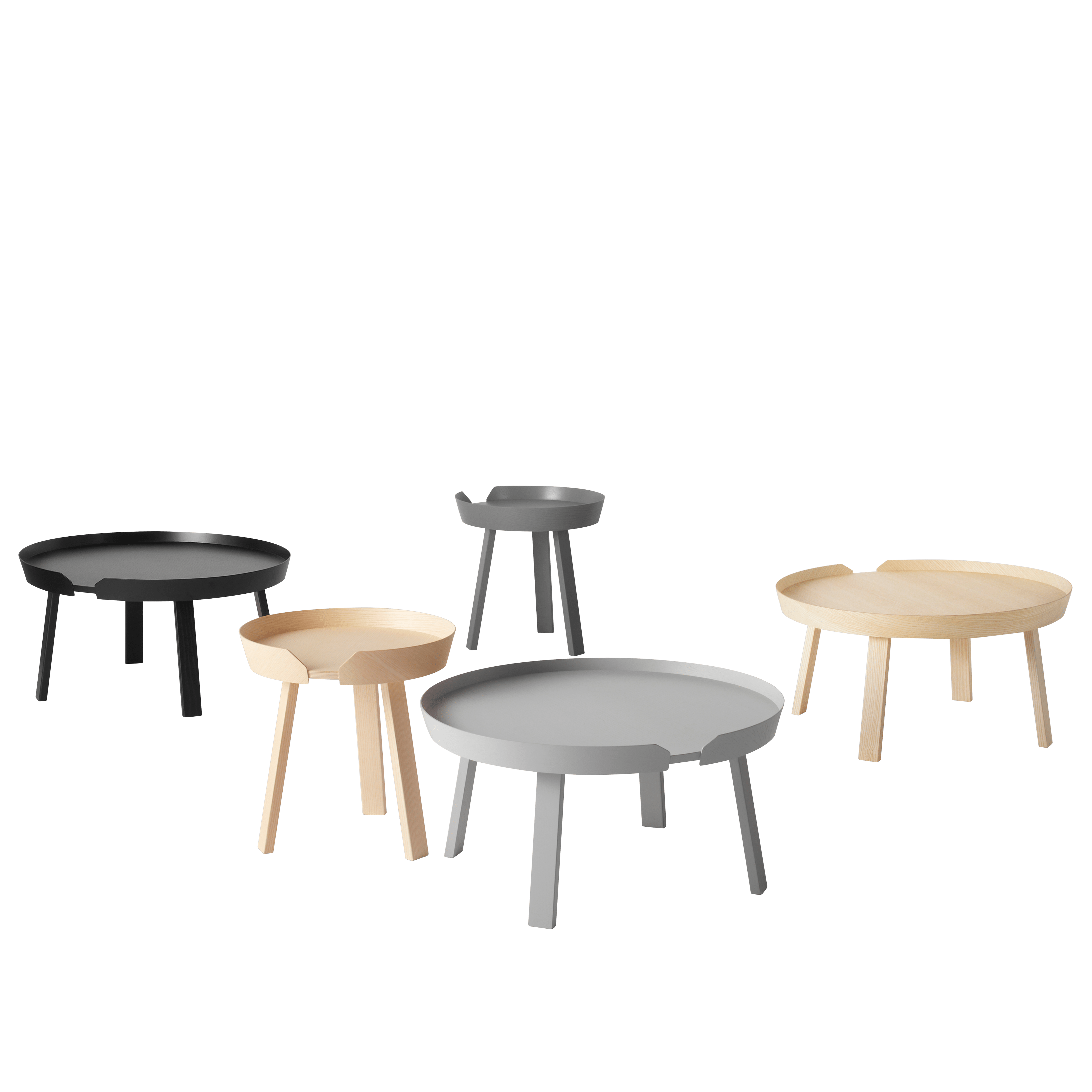 AROUND Side Table Ash Wood