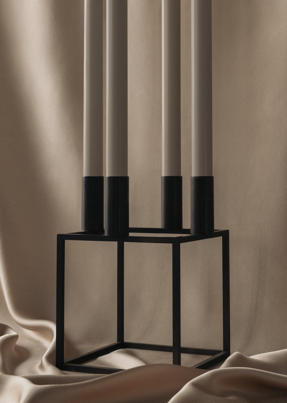 KUBUS Cream Candle Holder