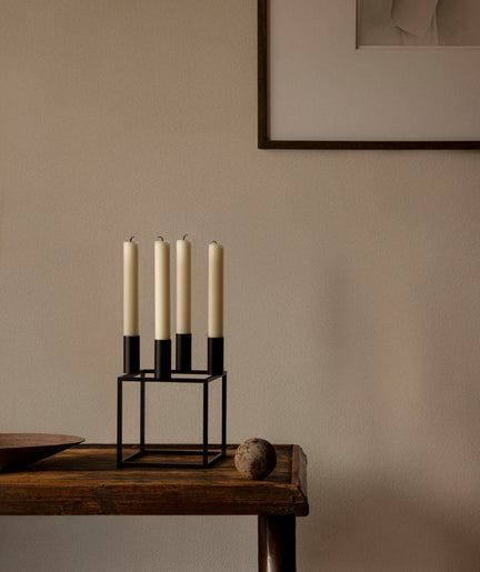 KUBUS Cream Candle Holder