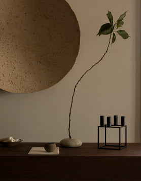 KUBUS Cream Candle Holder
