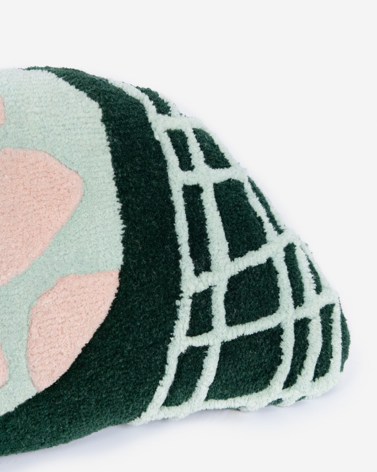 Poduszka dekoracyjna BLUE MOON czarny z miętowym