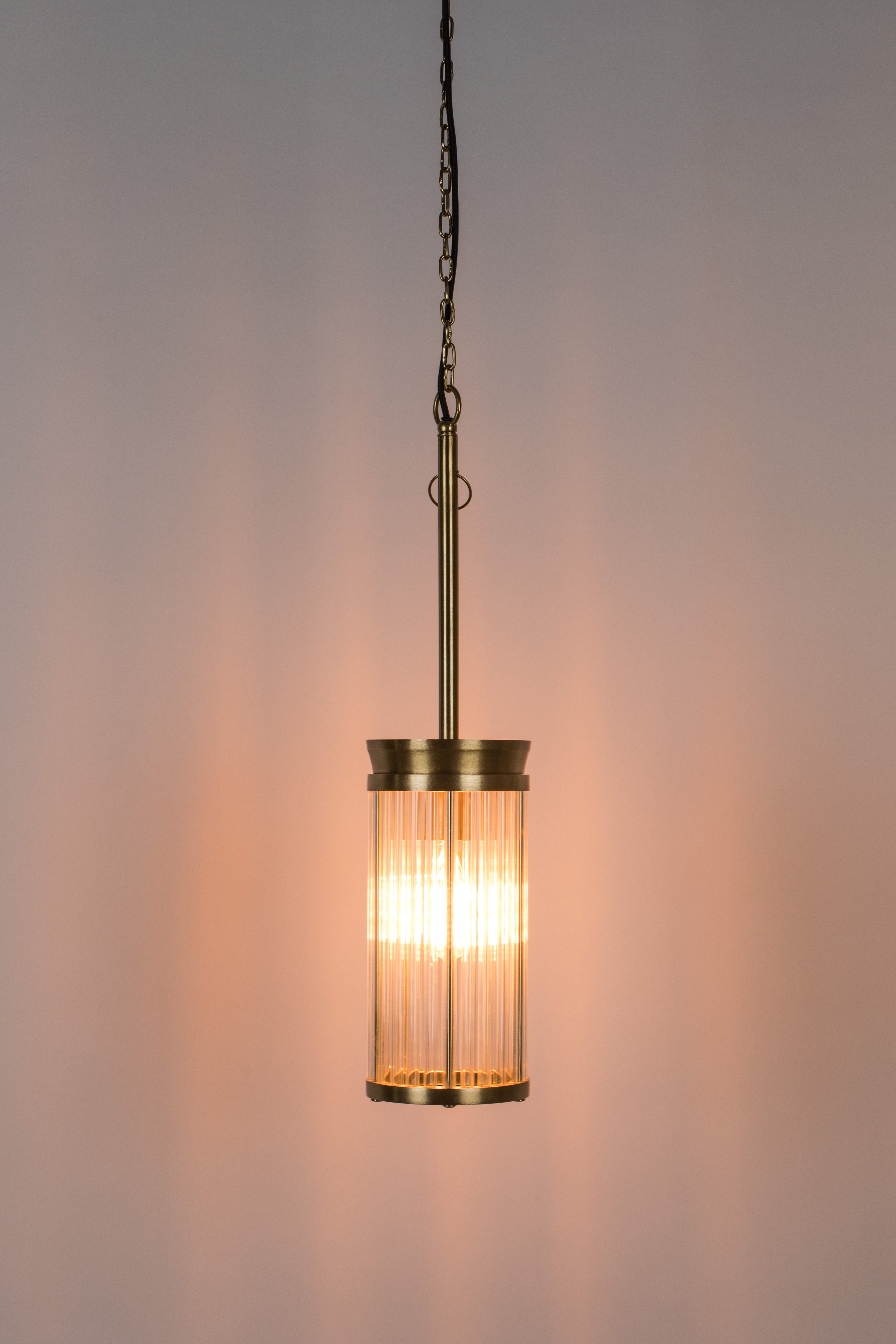 Pendant lamp ANGEL ON FIRE gold