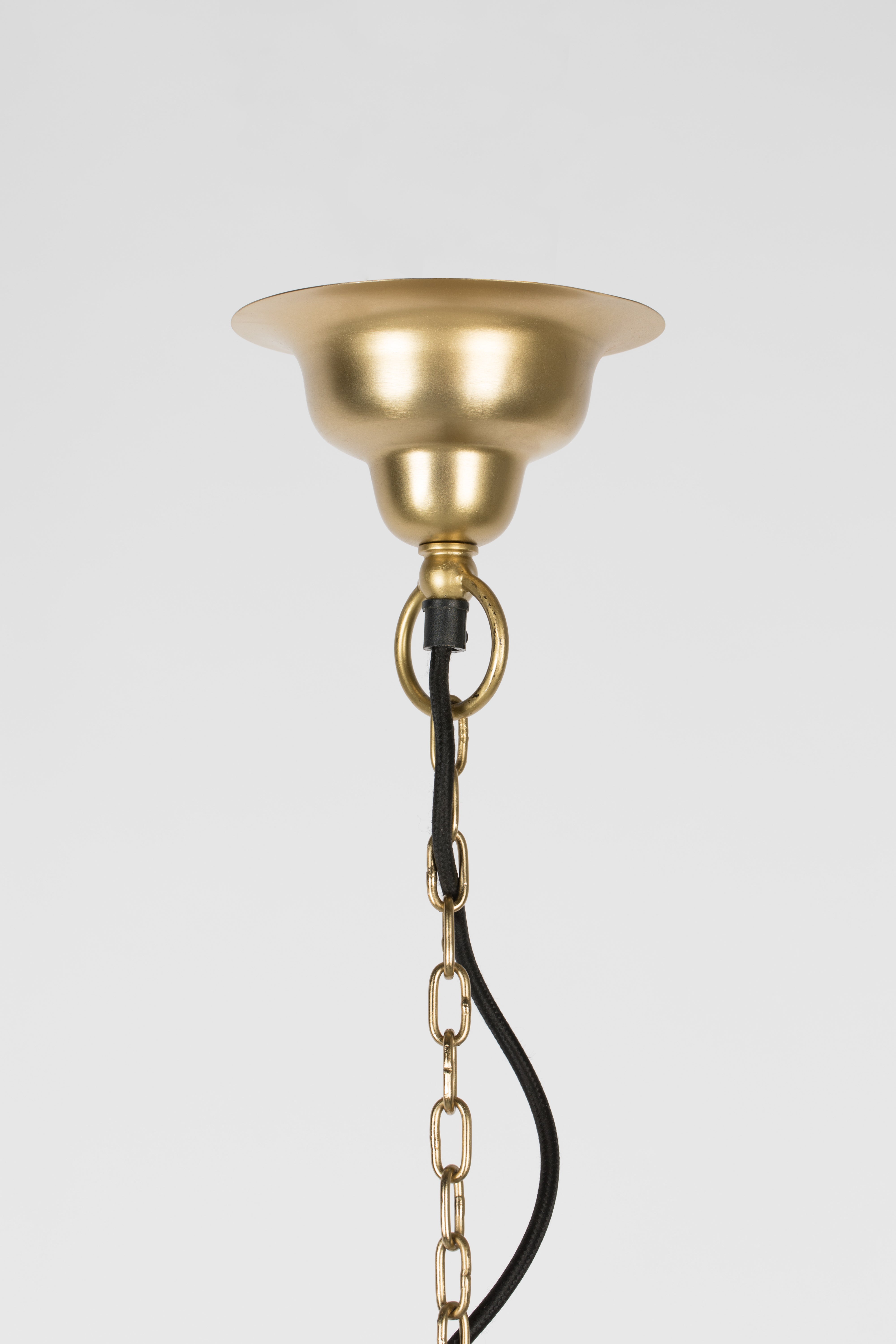 Pendant lamp ANGEL ON FIRE gold