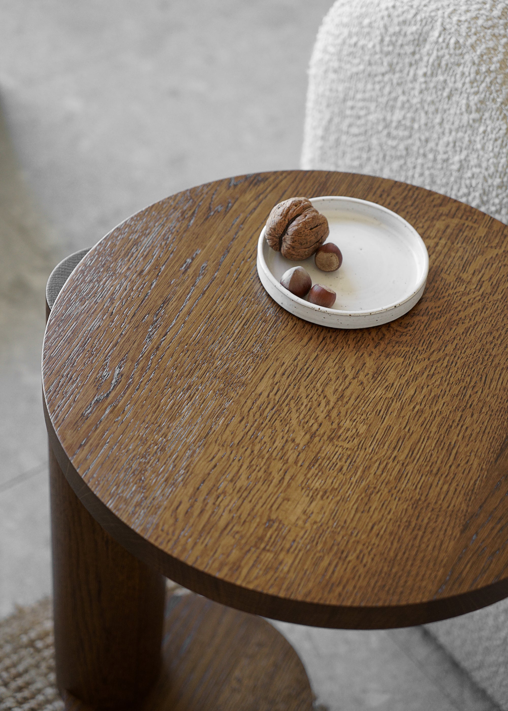 BOLD Side Table in Ebony Oak Wood