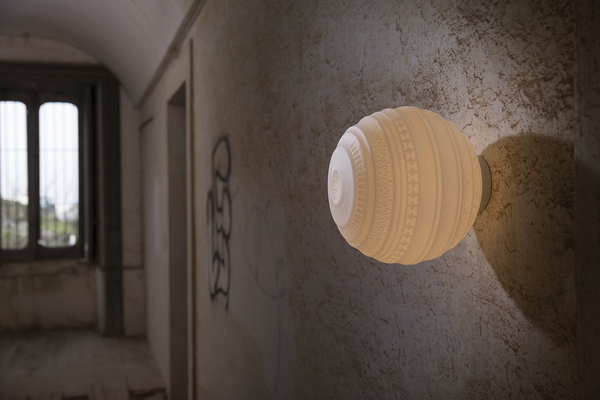 BRAILLE wall lamp white